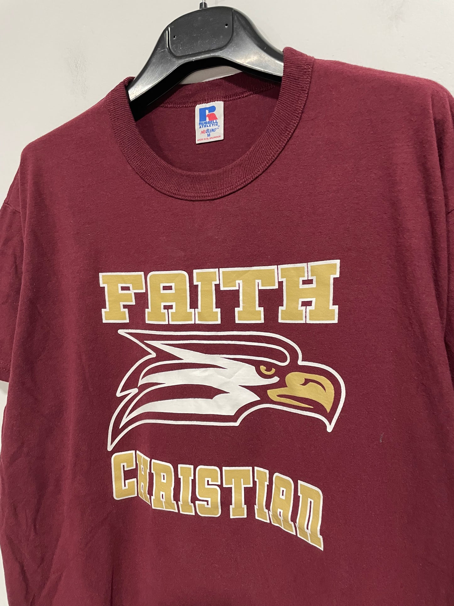 T shirt Russell Athletic NCAA Faith Christian (D384)