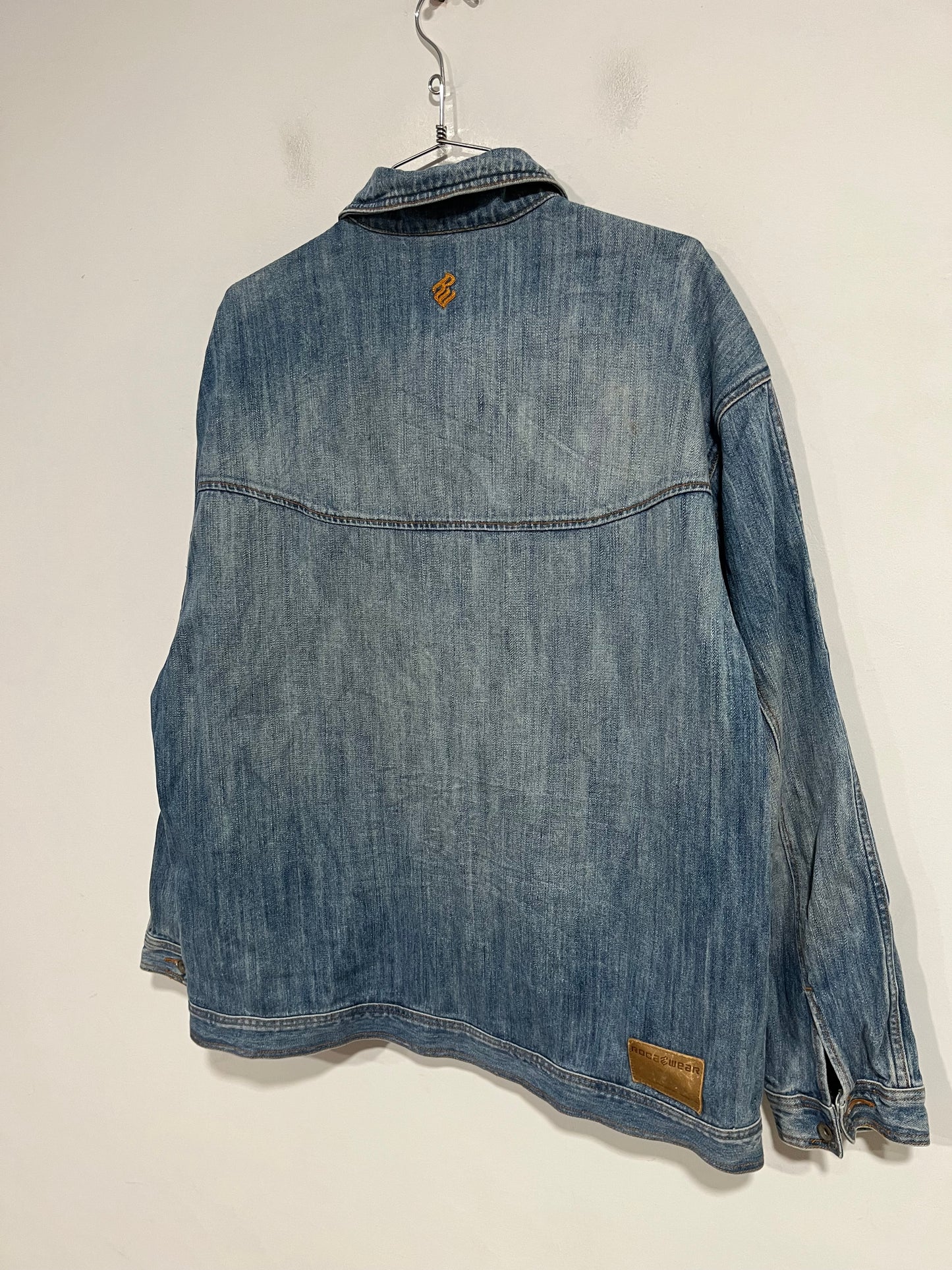 Raro giubbotto in jeans Rocawear (H133)