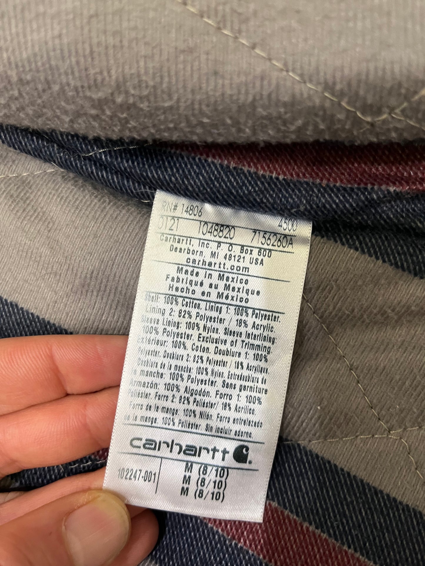 Giubbotto Carhartt flannel lined (G927)