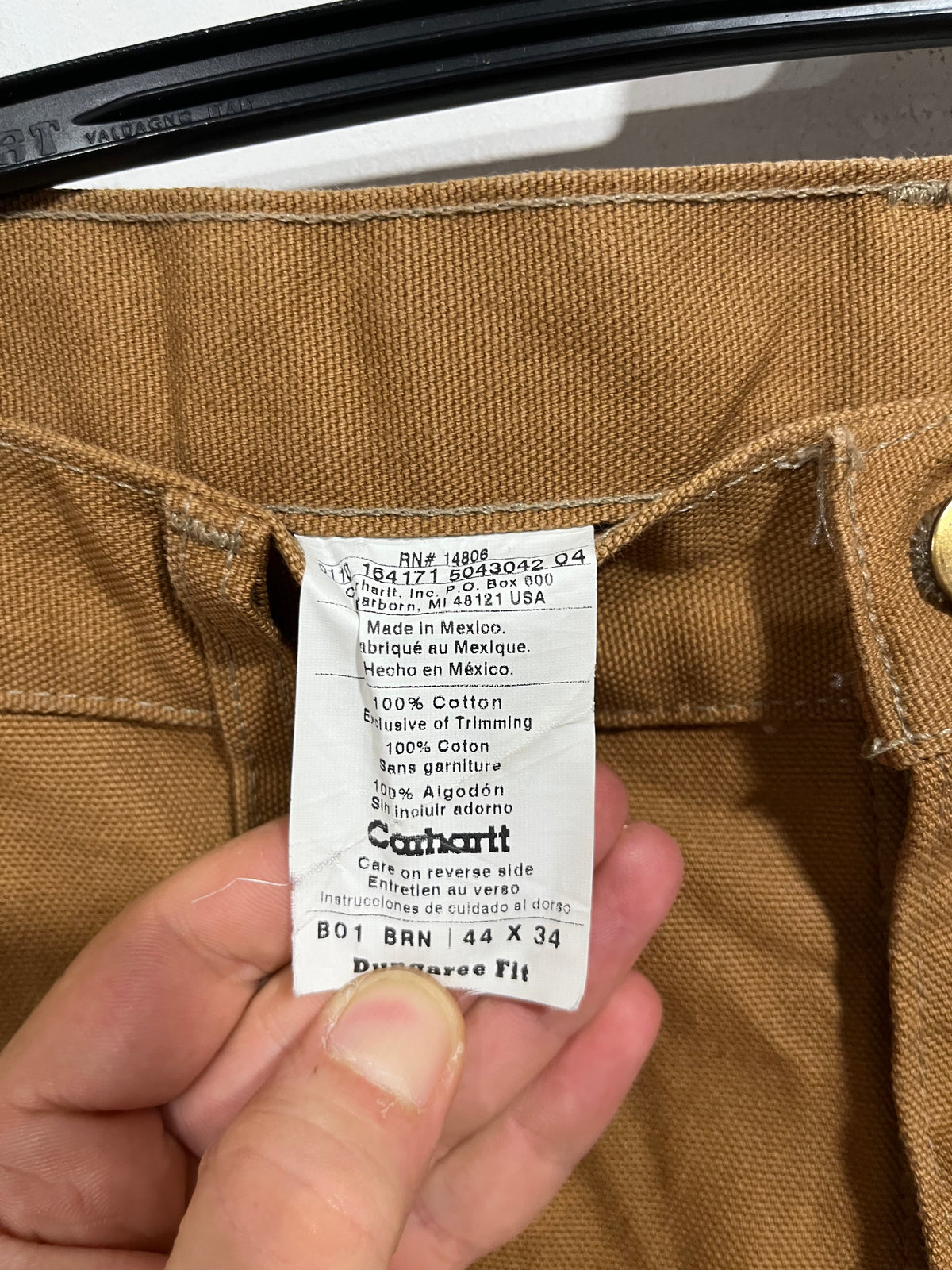 Jeans Carhartt double knee Made in Messico (H342)
