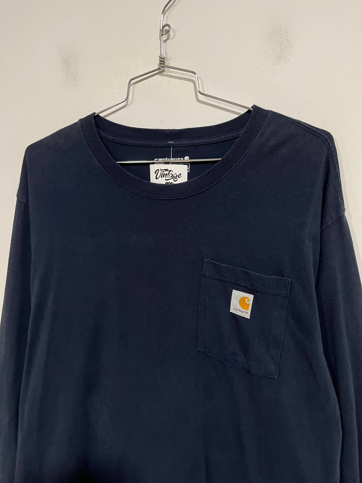 T shirt Carhartt long Sleeve blu (H285)