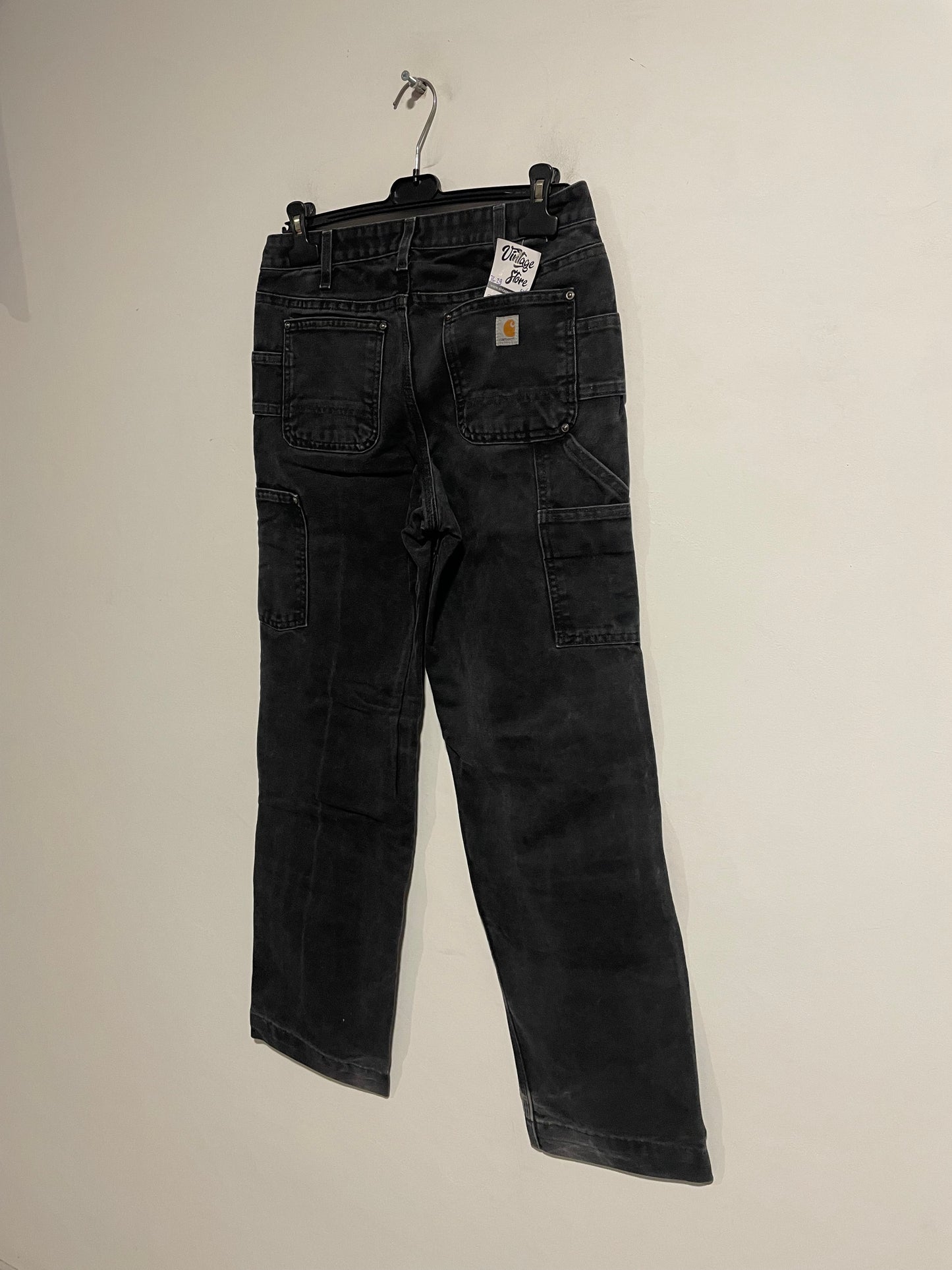Jeans Carhartt double knee black (C701)