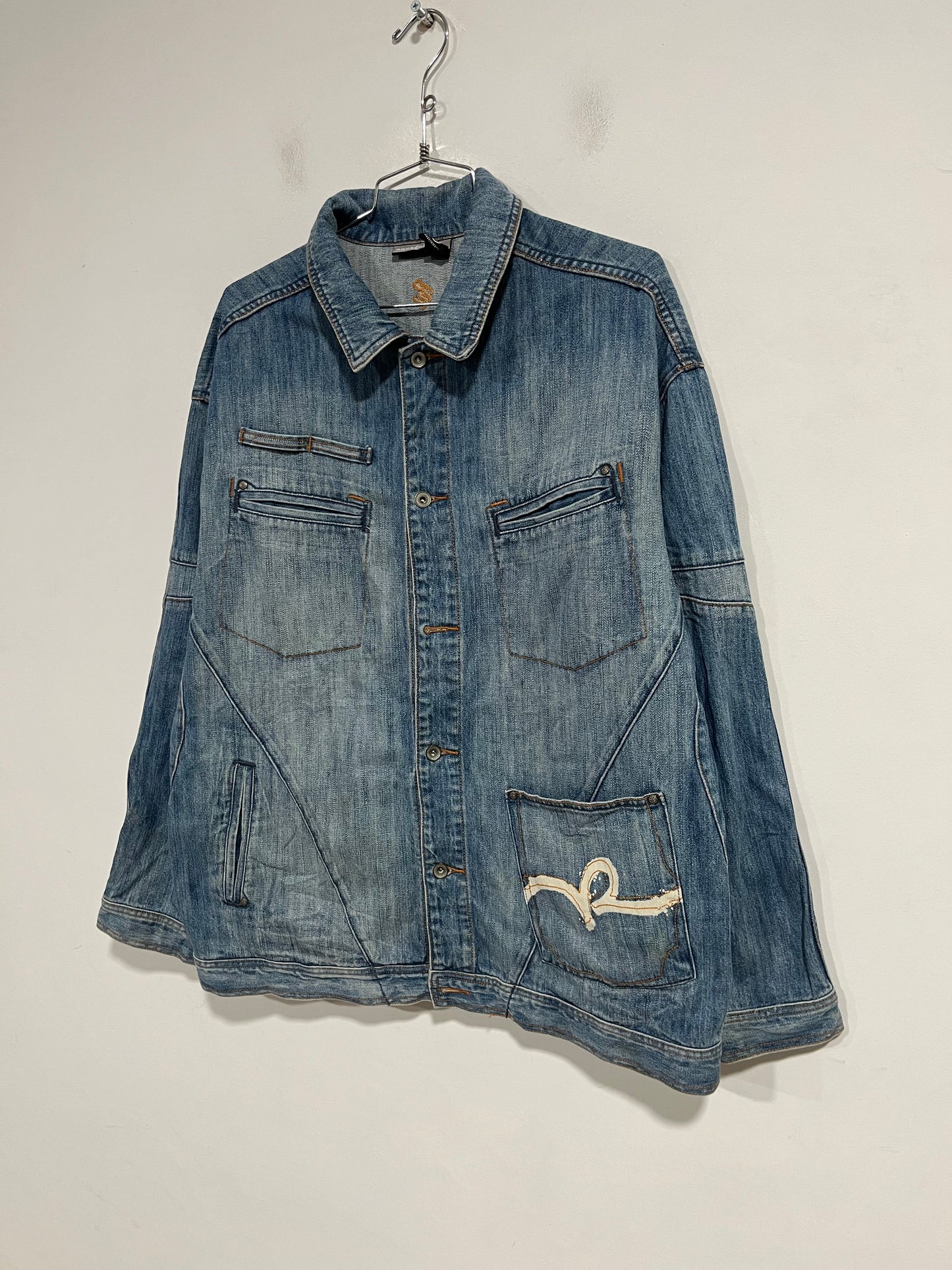 Raro giubbotto in jeans Rocawear (H133)