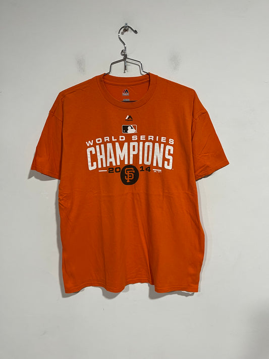 Rara t shirt celebrativa Majestic San Francisco Giants (G620)