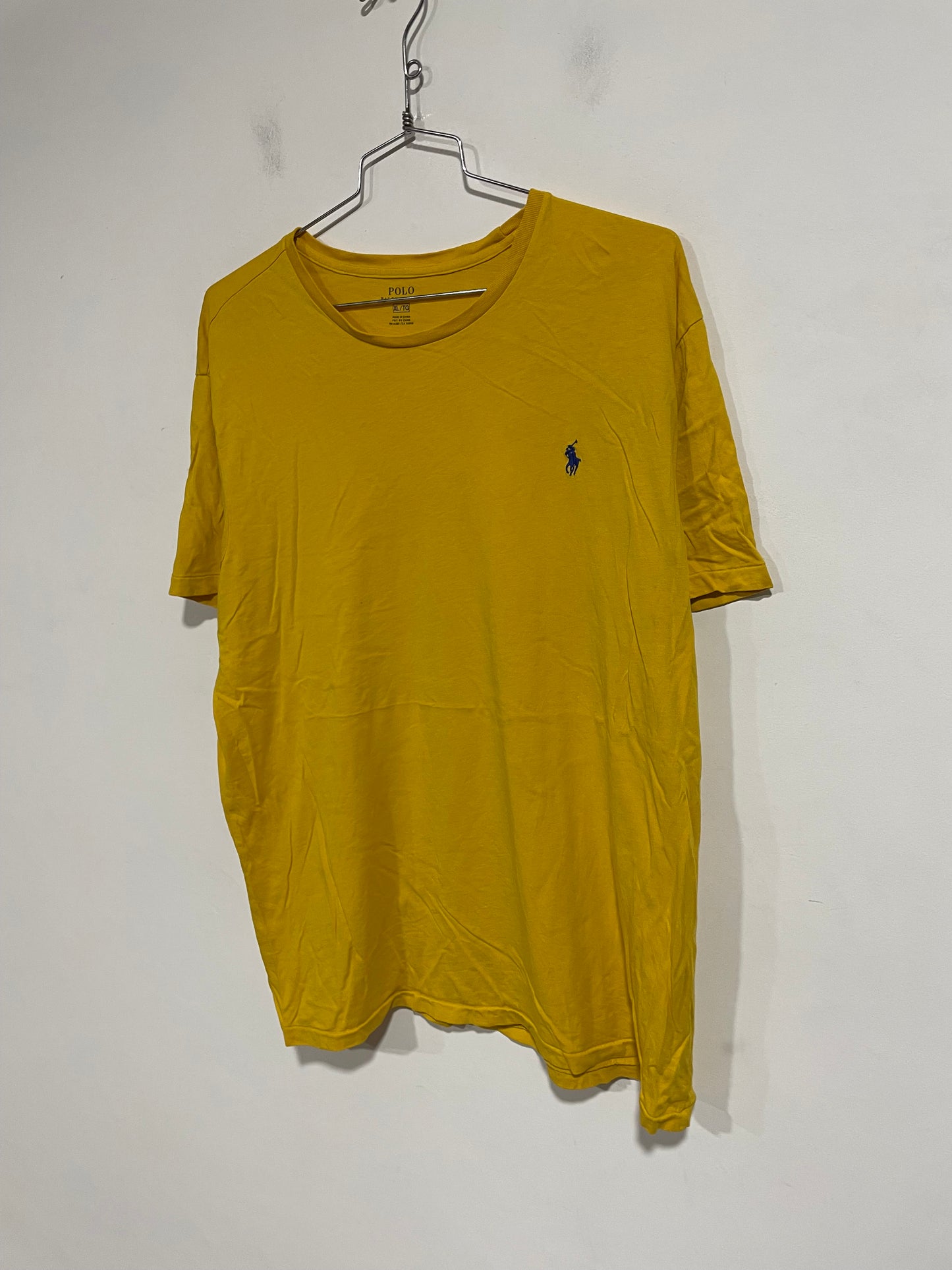 T shirt vintage Ralph Lauren gialla (D619)