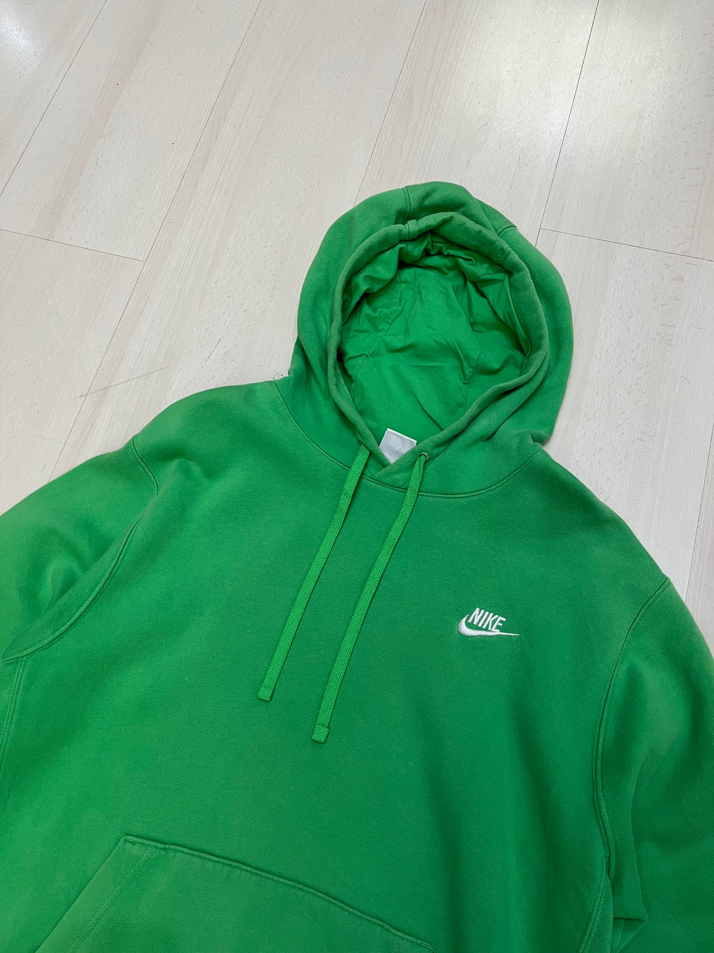 Felpa Nike small Logo verde (G590)