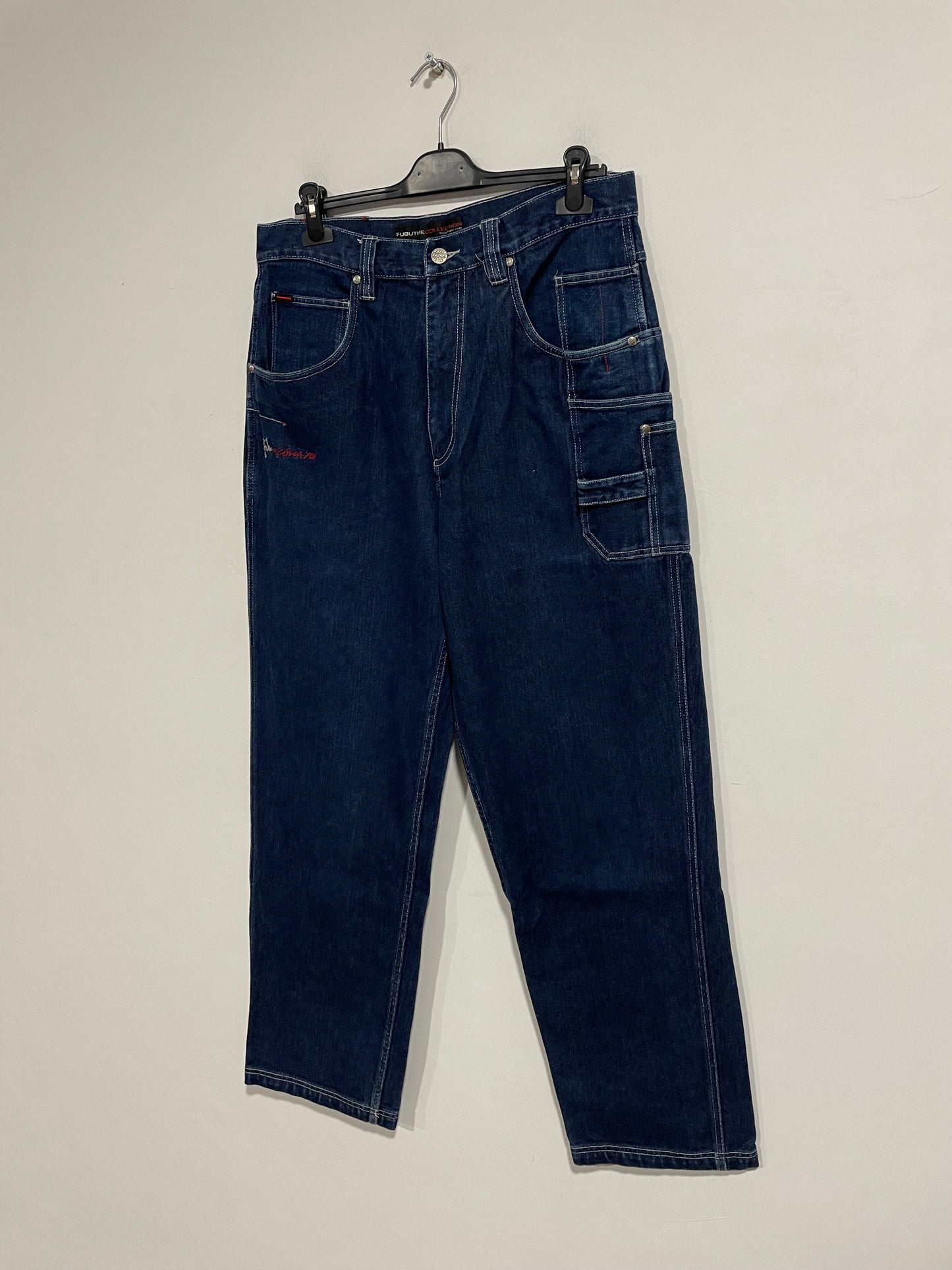 Raro jeans baggy FUBU Circa anni 90 (D538)