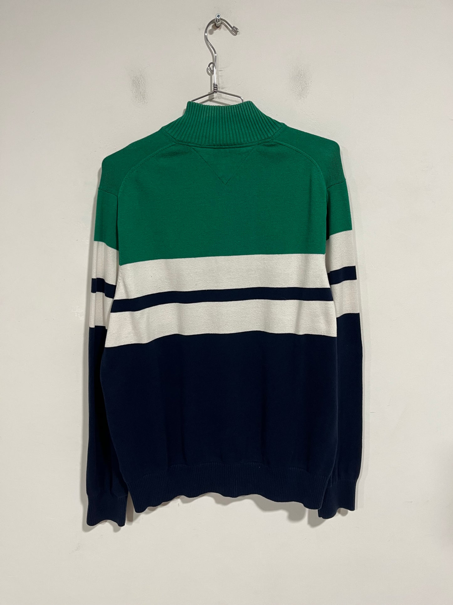 Maglioncino cotone Tommy Hilfiger Quarter zip (H091)