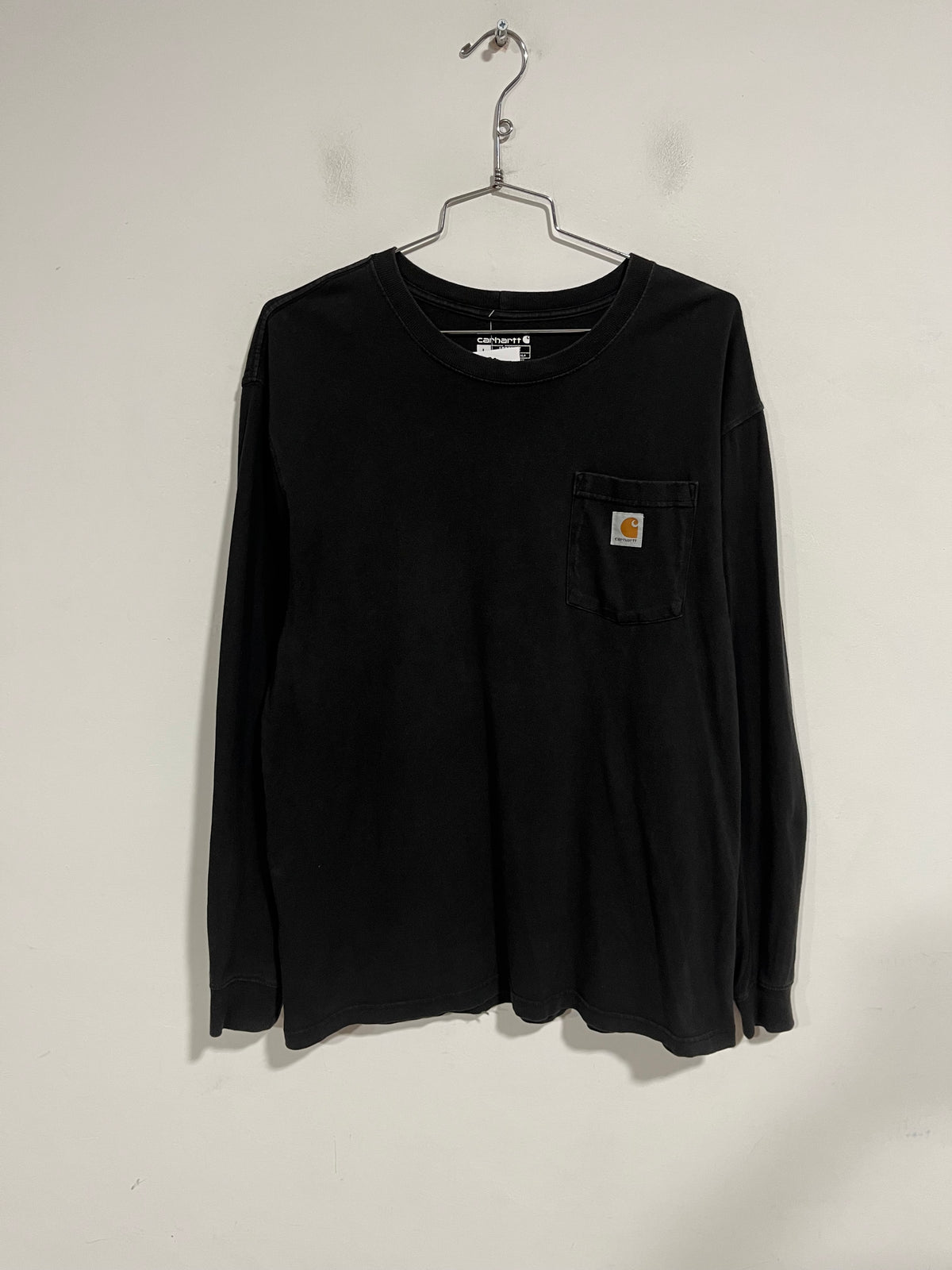 T shirt Carhartt long sleeve nera (H286)