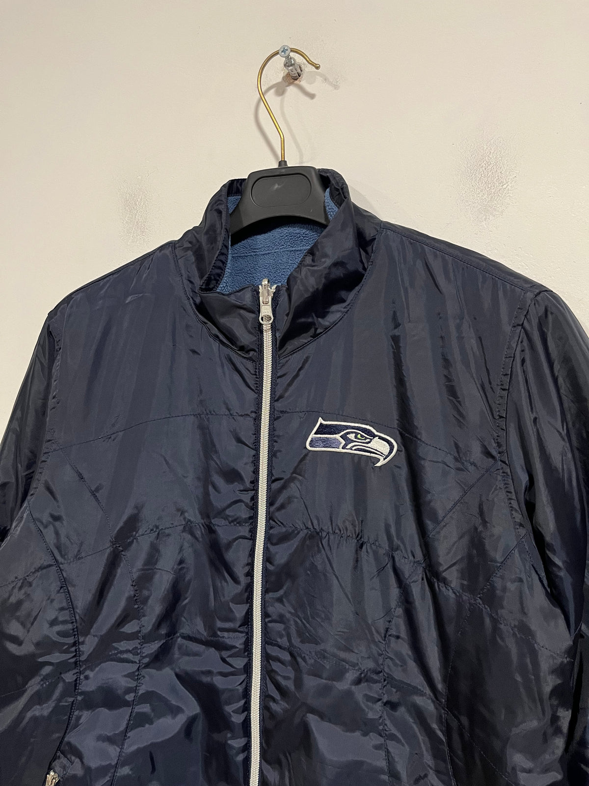 Giubbotto pile double face NFL Seattle Seahawks (H303)