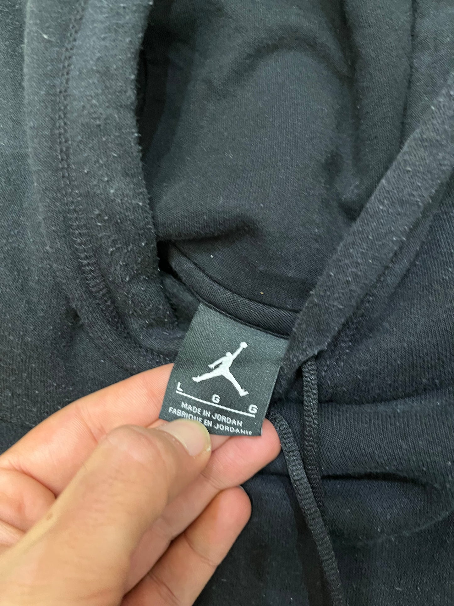 Felpa Jordan nera (G589)