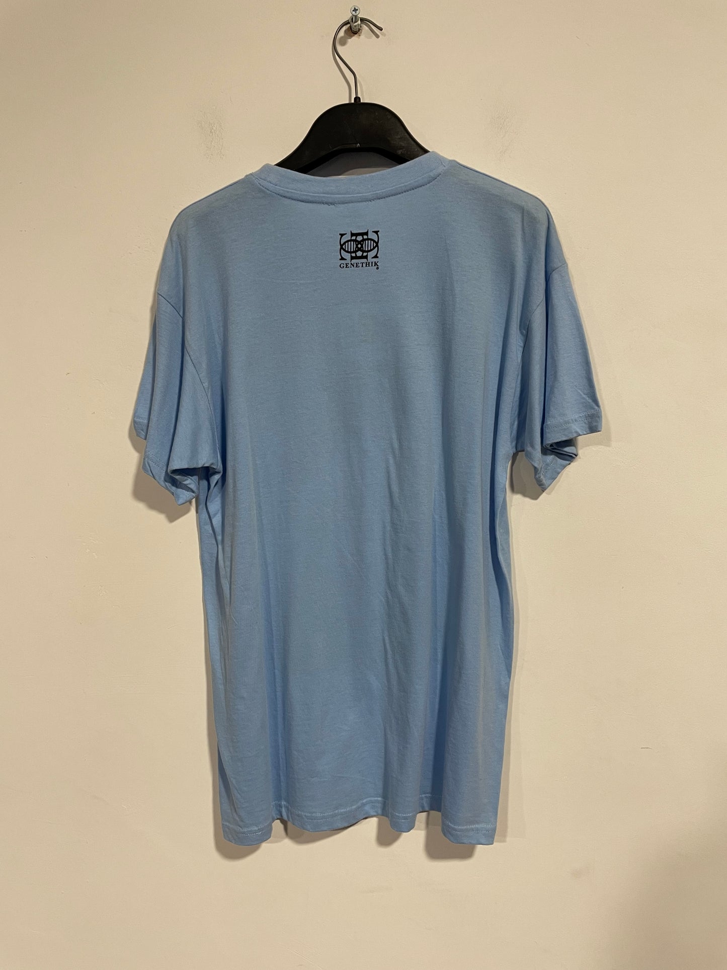 T shirt Genethik vecchia collezione Gufo azzurro