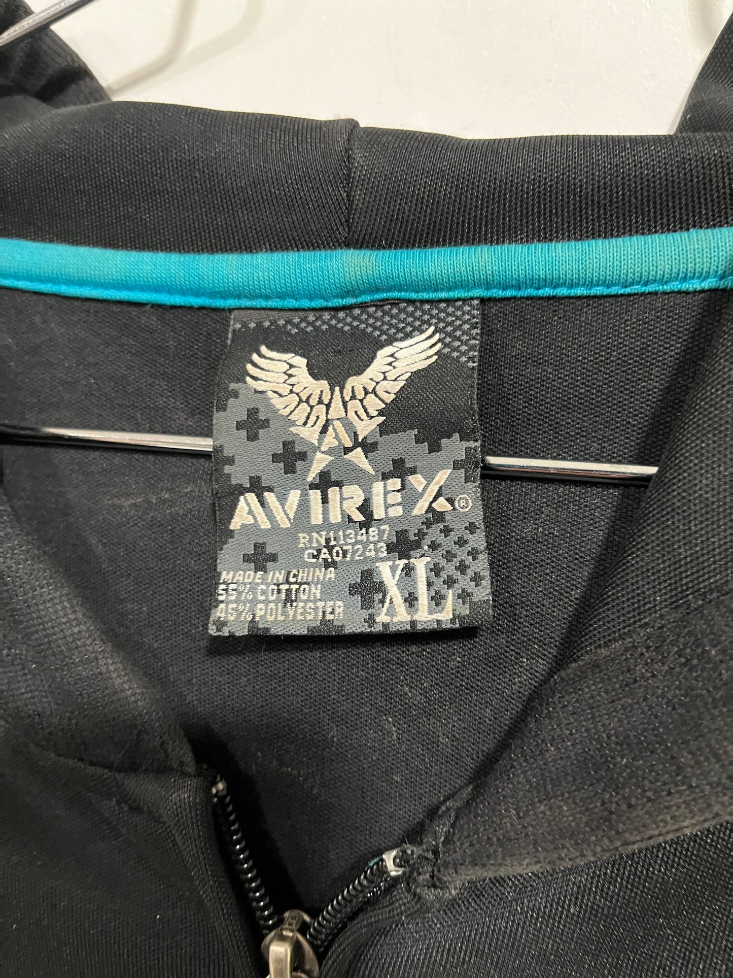 Rarissima felpa Avirex con zip (H217)