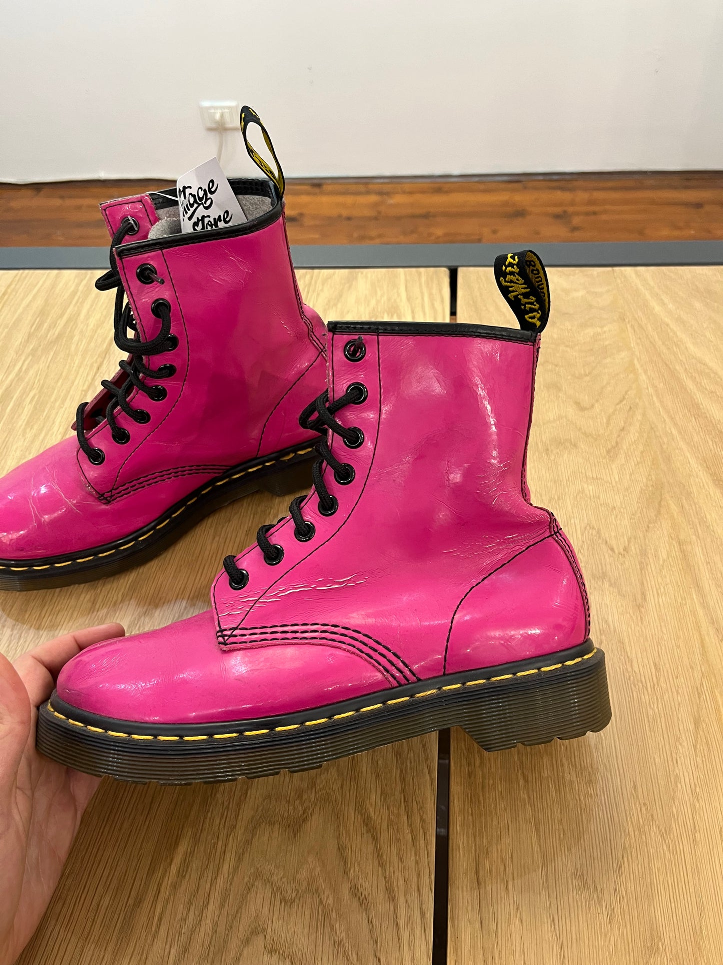 Anfibi Dr Martens 1460 W Pink (F584)