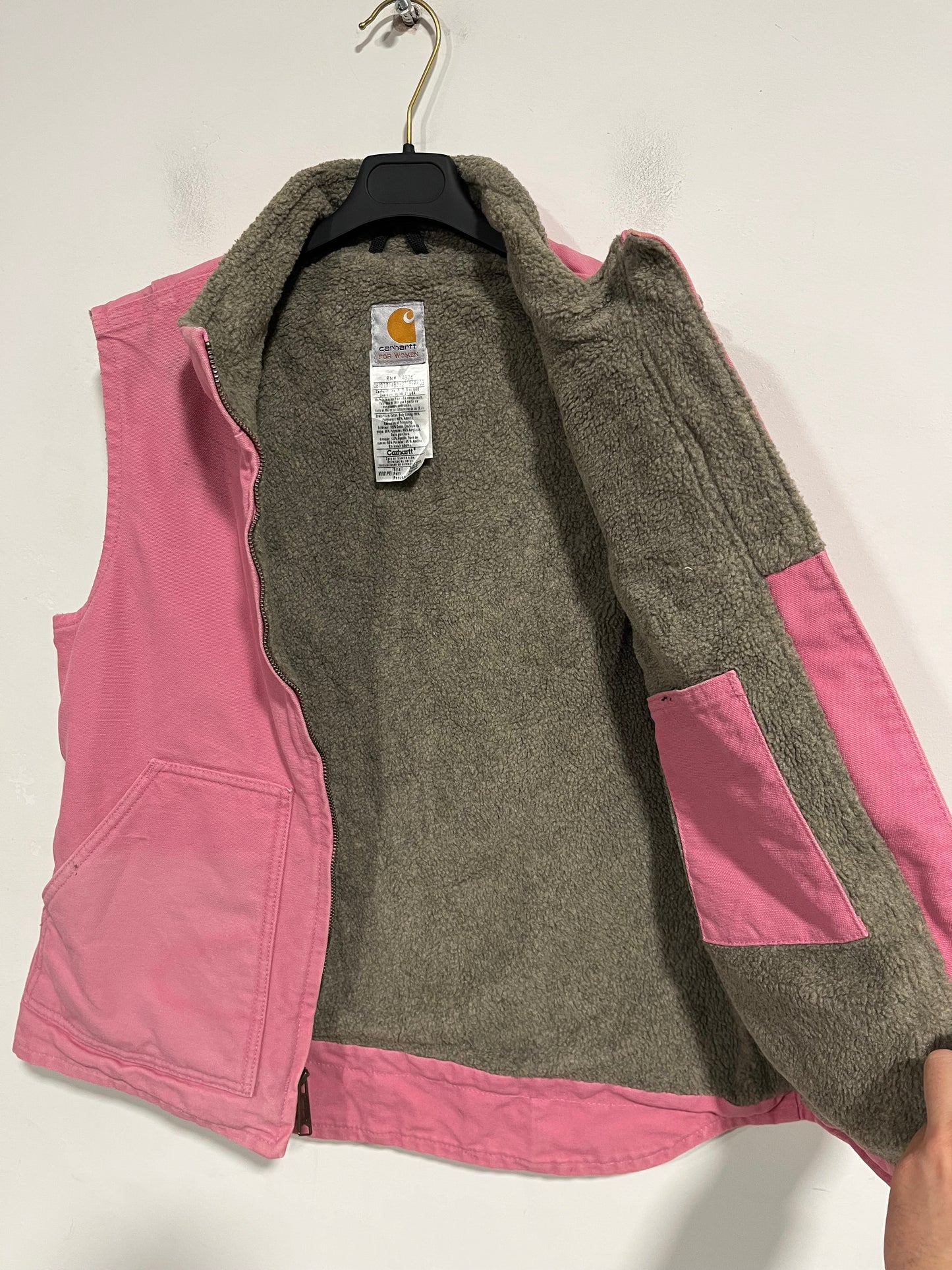 Rarissimo Carhartt vest Jacket rosa (G954)