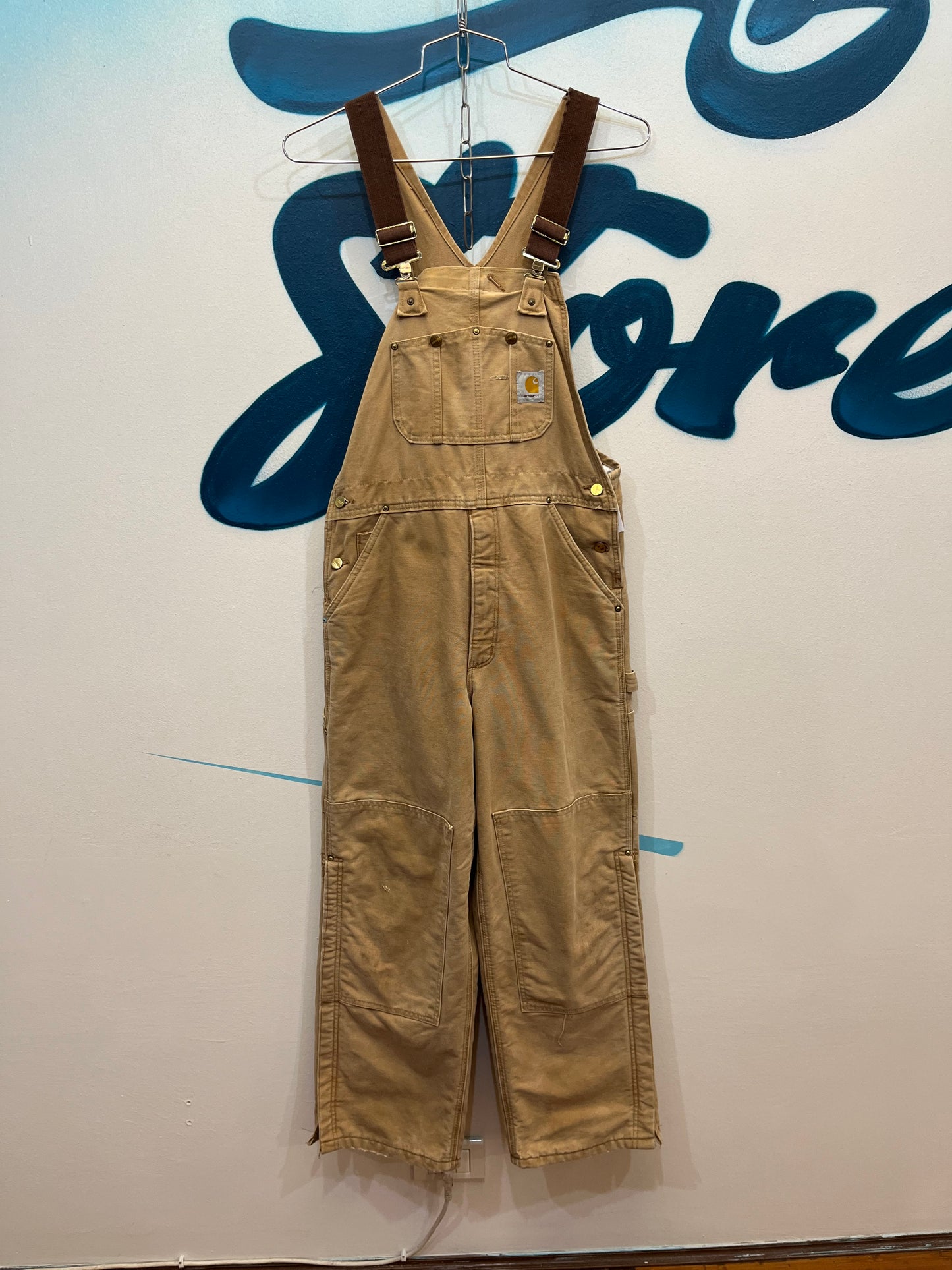 Salopette Carhartt double knee overall (F593)