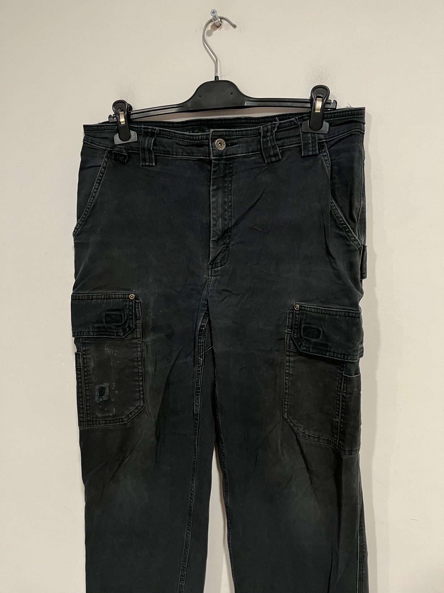 Jeans workwear cargo Duluth Nero (F075)