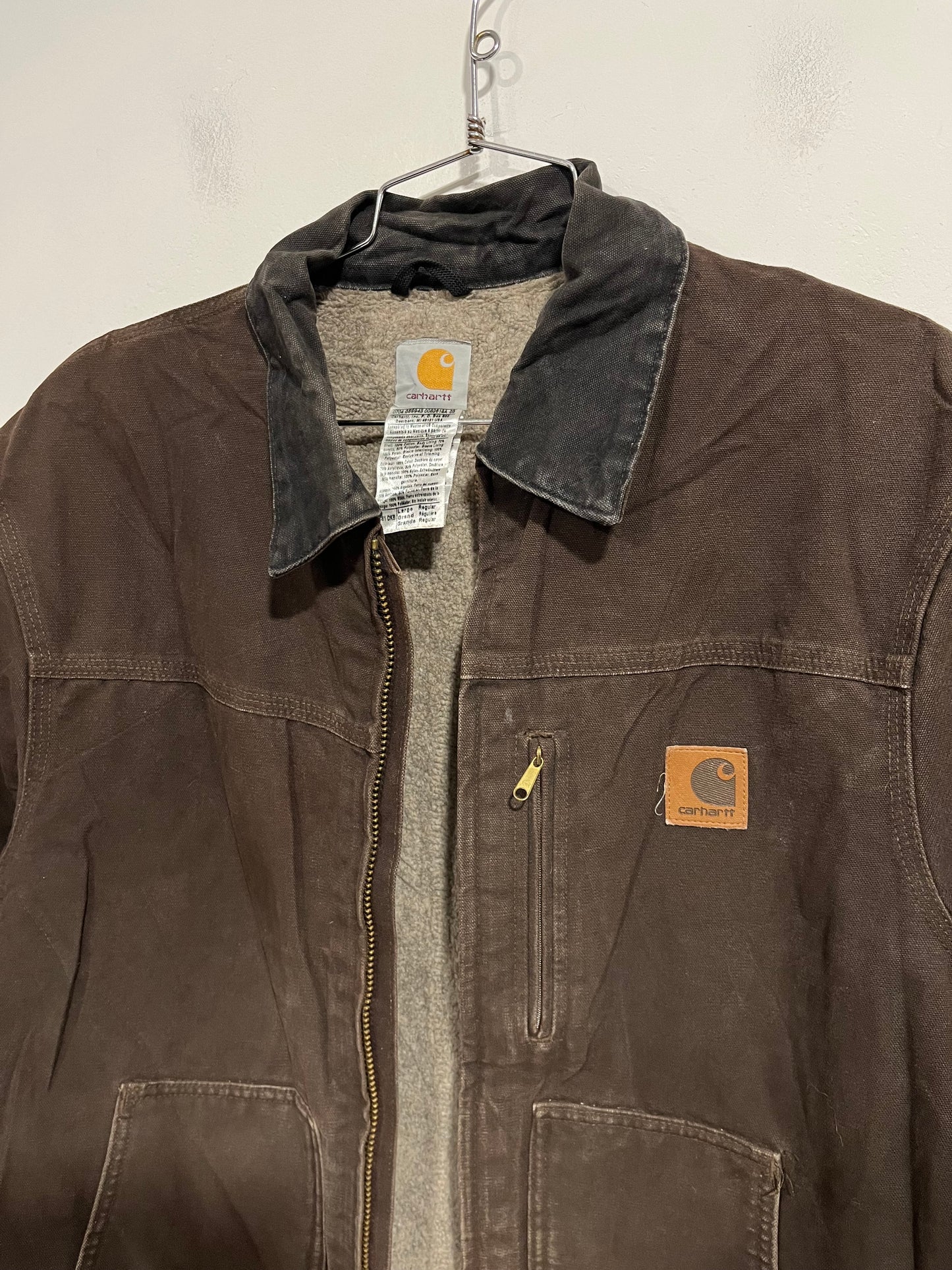 Giubbotto Carhartt C61 DKB con interno sherpa (F703)