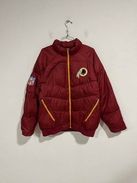 Raro giubbotto piumino NFL Washington Redskins (F548)