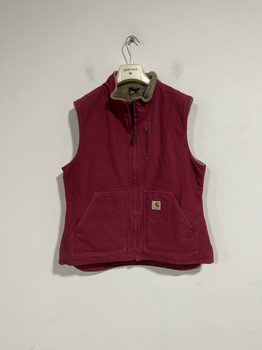 Rarissimo Gilet Carhartt workwear bordeaux (H284)