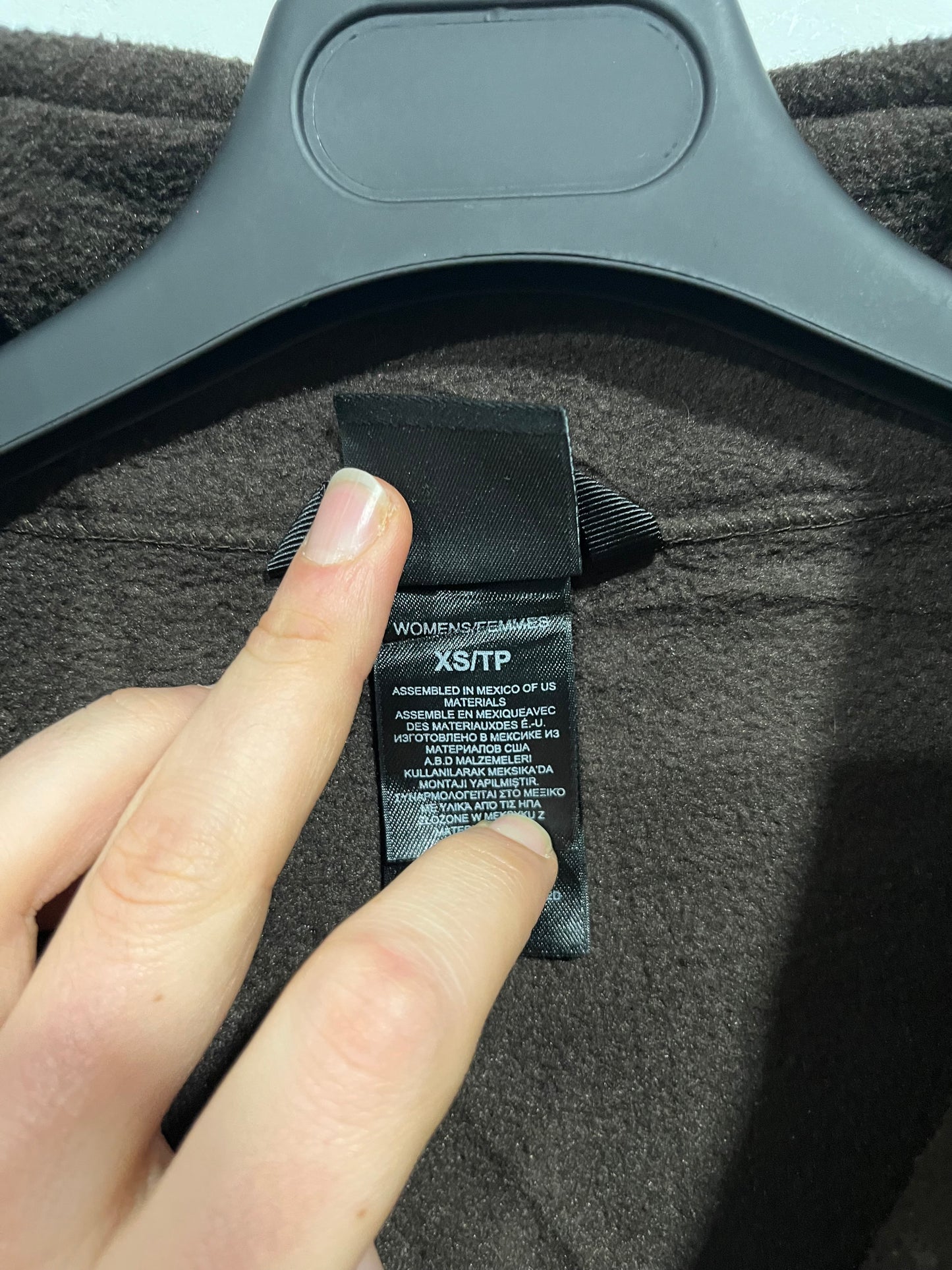 Pile The North Face fleece marrone (G978)