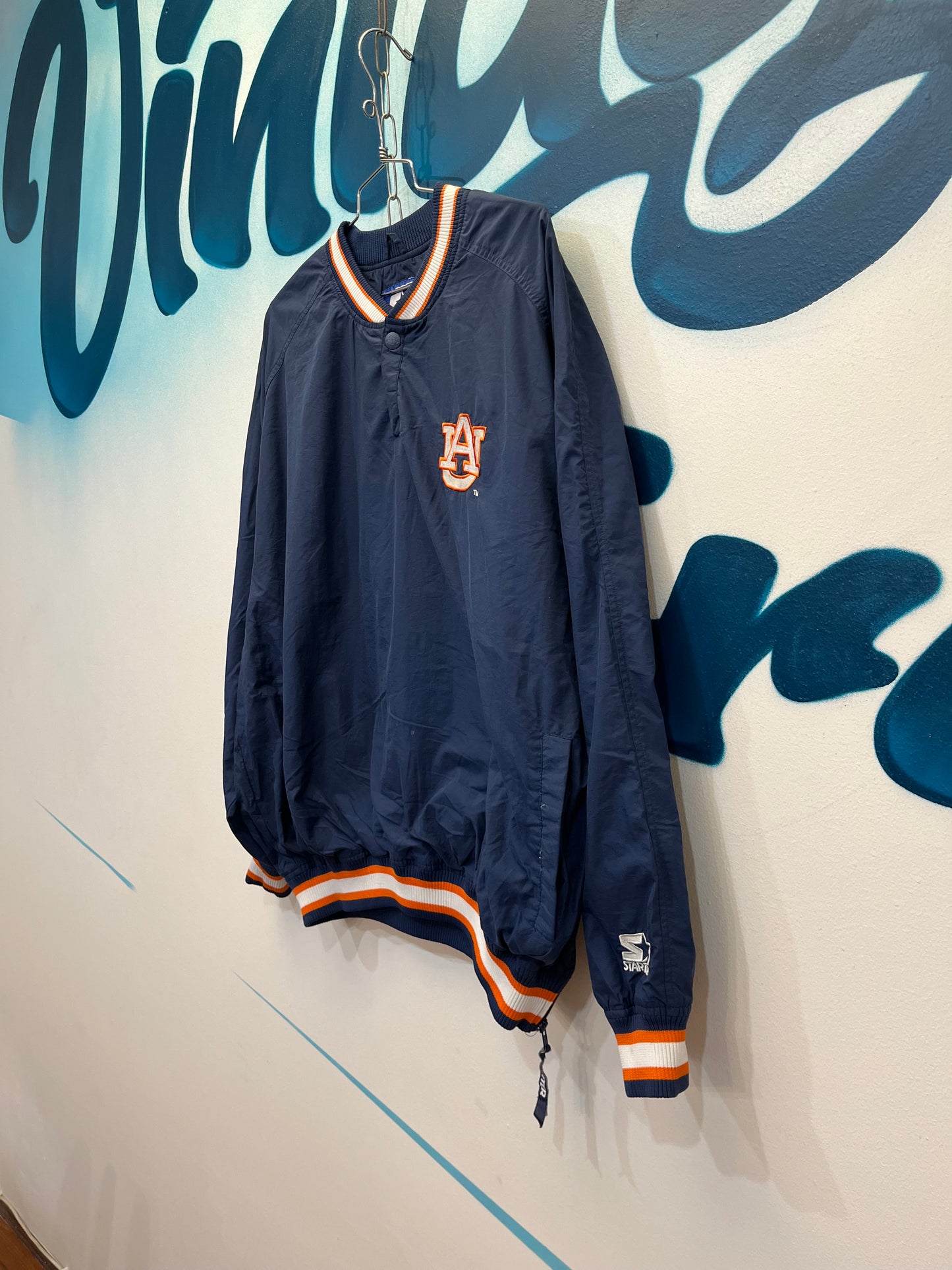 Giubbottino tracktop a casacca Starter Auburn Tigers (F137)