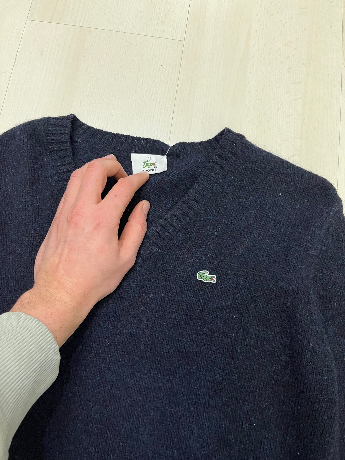 Maglione Lacoste 100% pura lana vergine (G924)