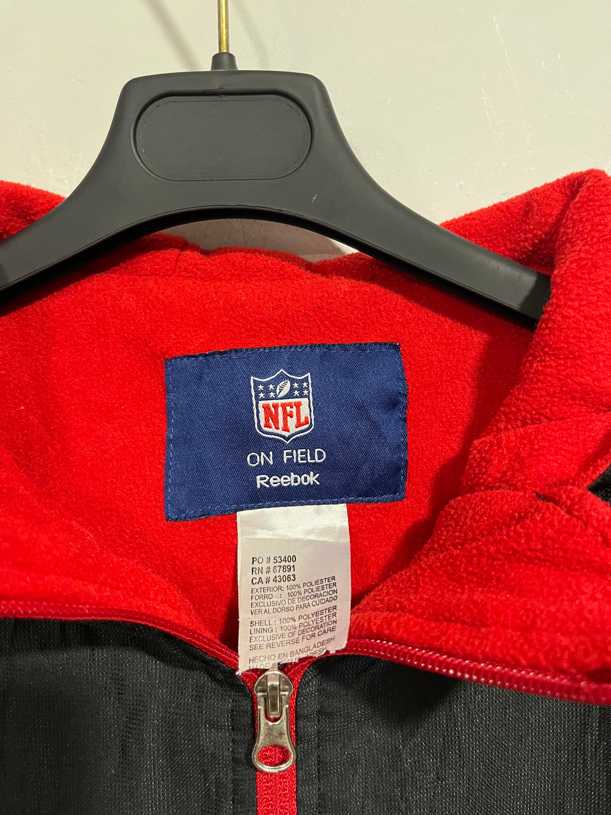 Giubbotto Reebok NFL San Francisco 49ers (H305)