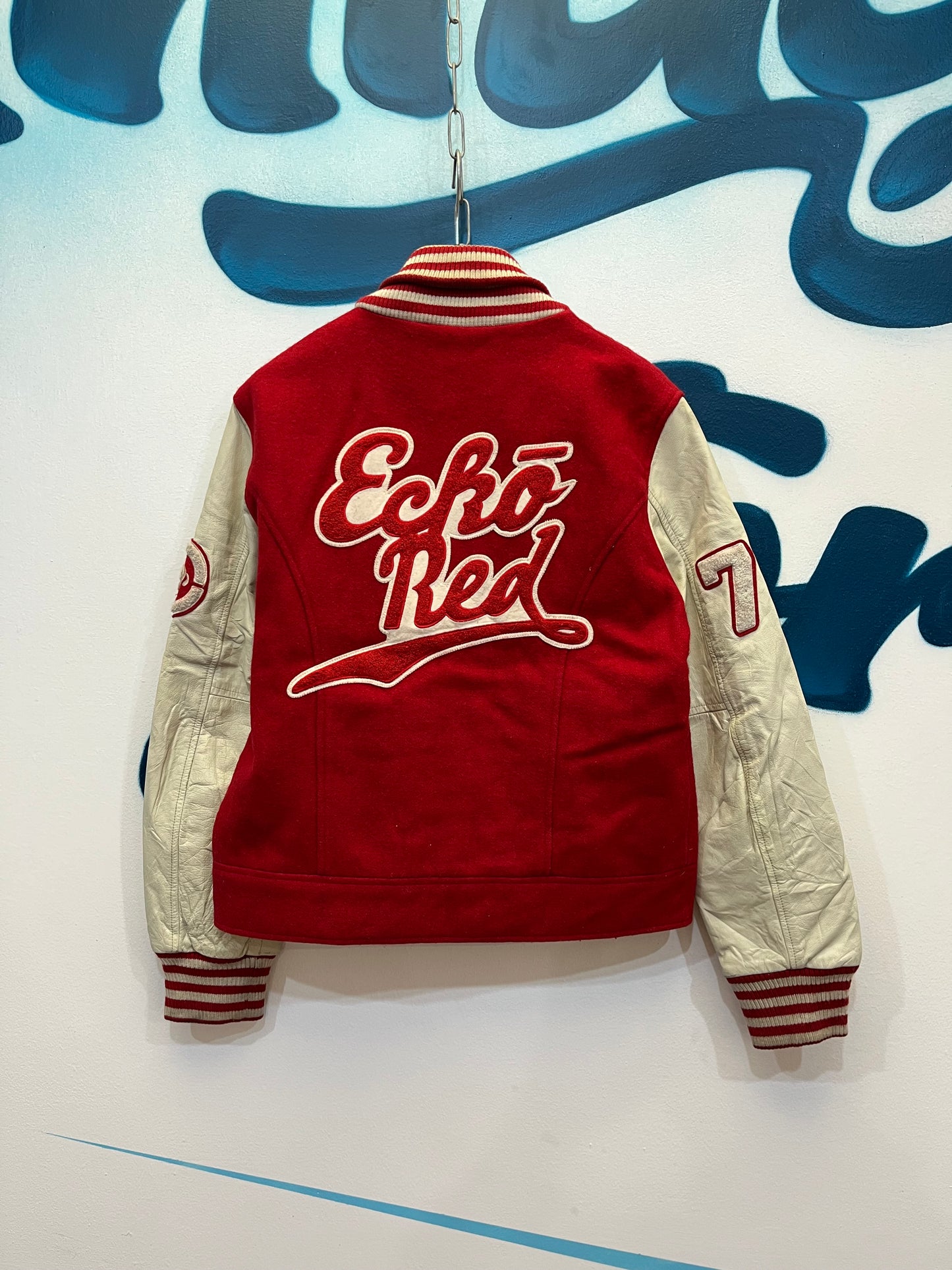 Giubbotto varsity jacket Ecko red (F234)