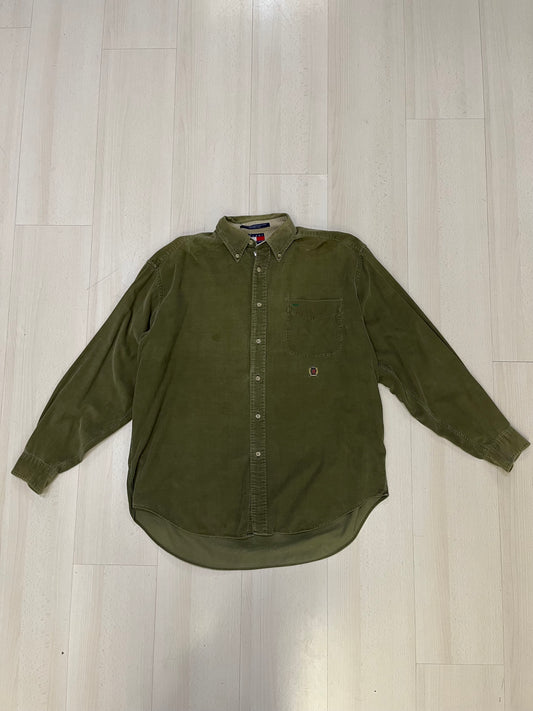 Camicia Tommy Hilfiger in velluto (G933)