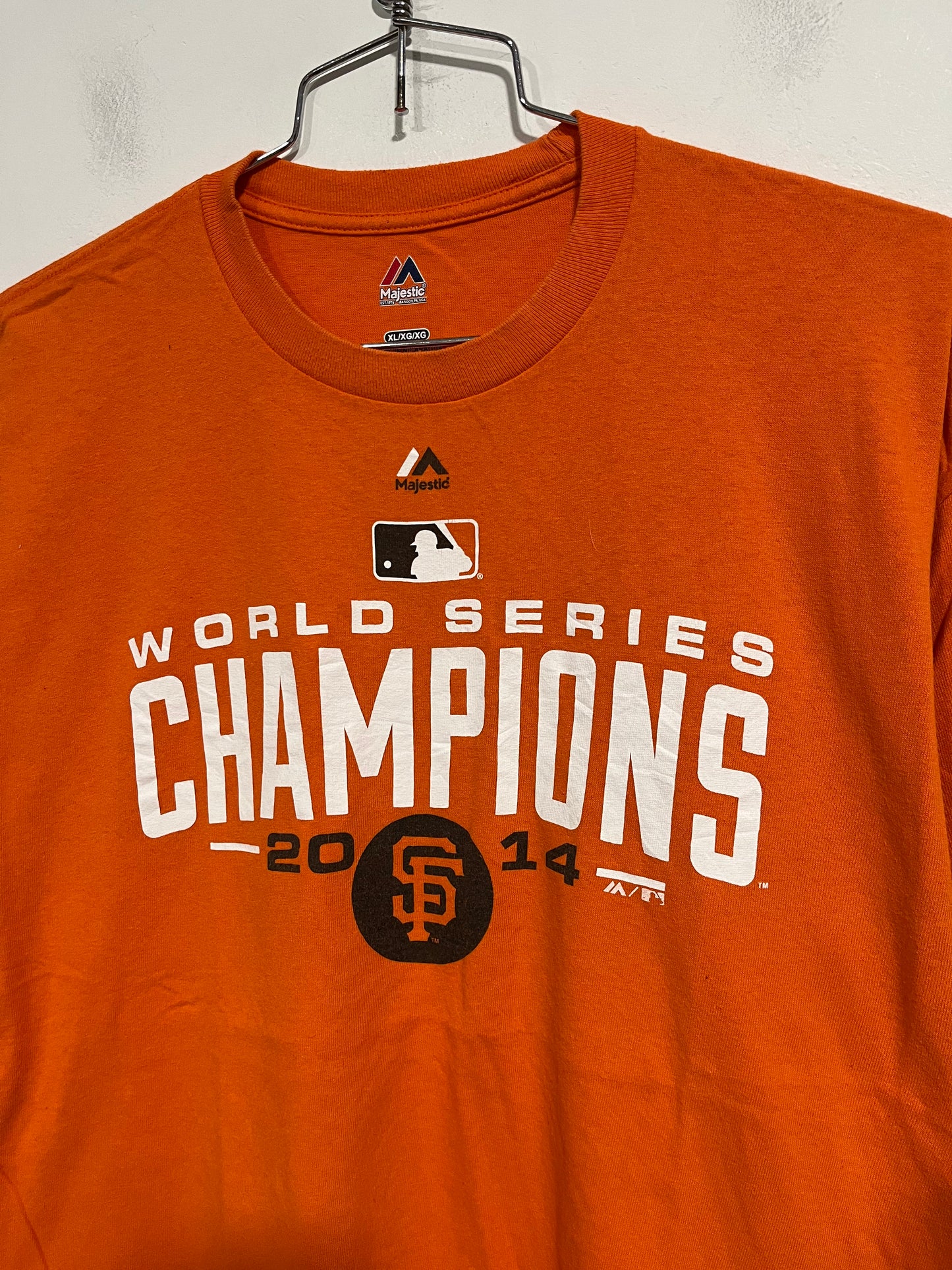 Rara t shirt celebrativa Majestic San Francisco Giants (G620)