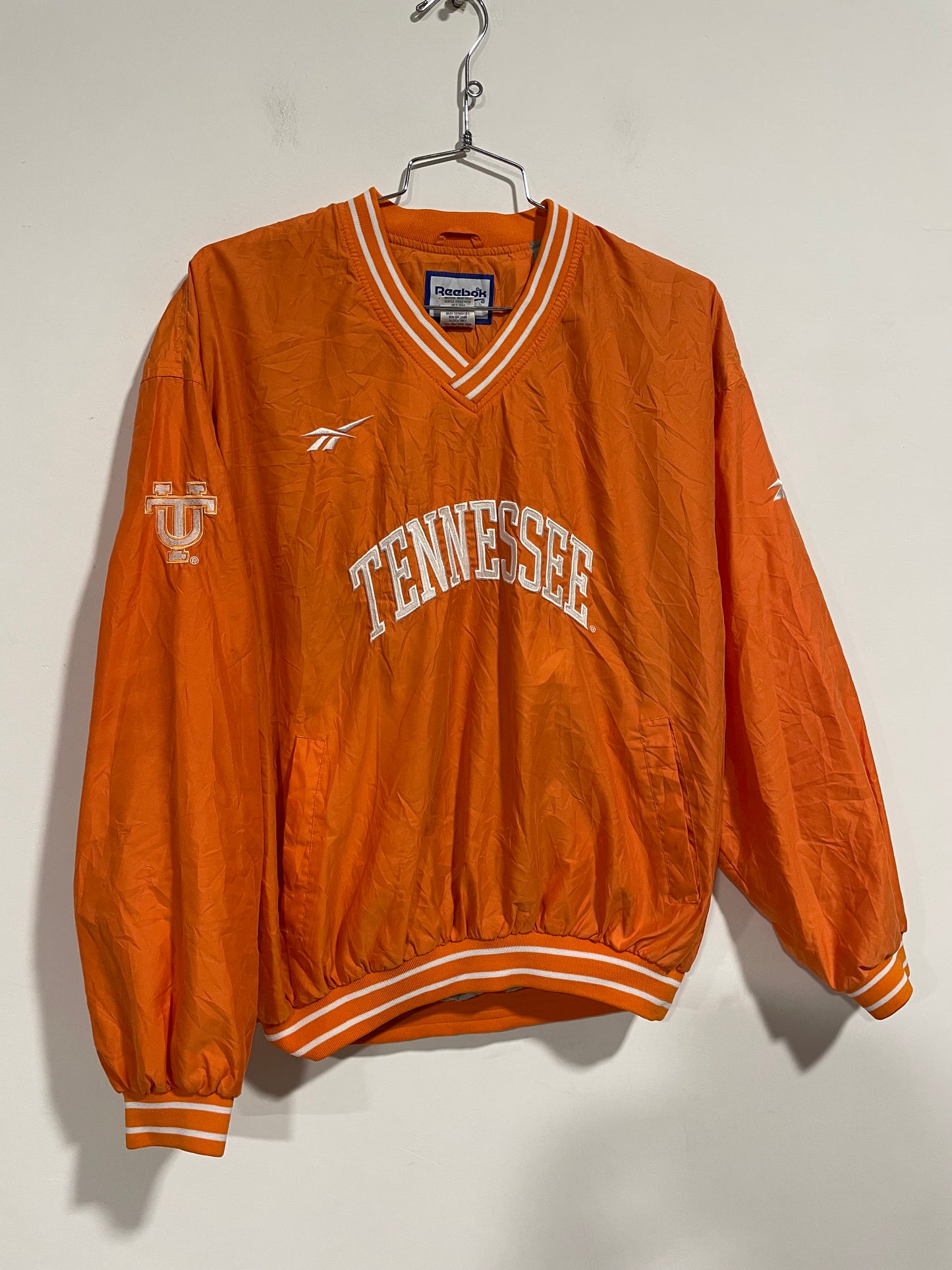 Tracktop a casacca Reebok college Tennessee University (D143)