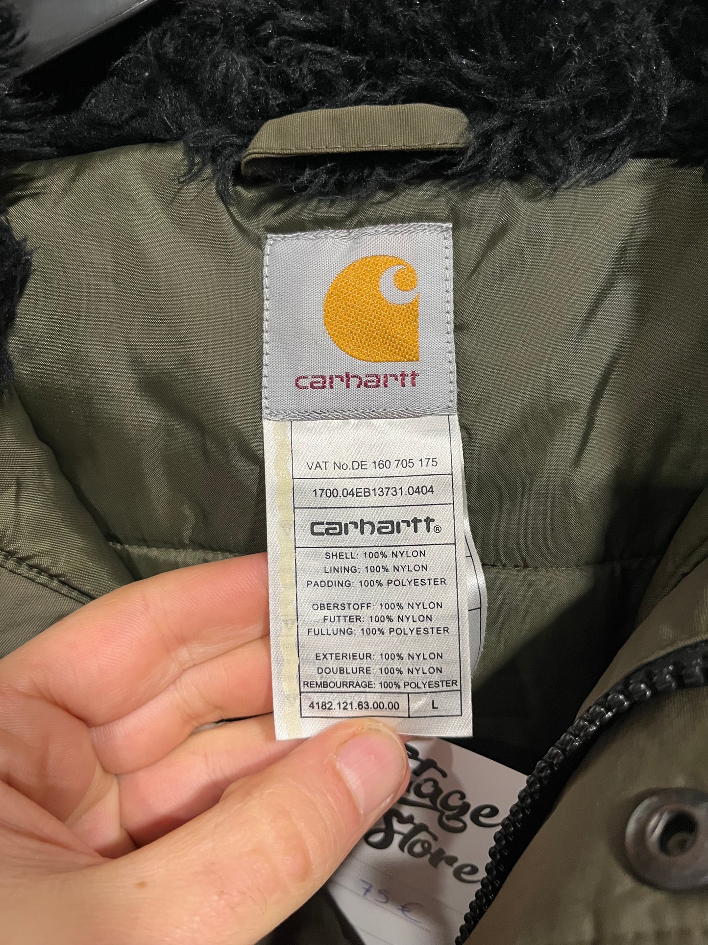 Giubbotto parka Carhartt invernale (G730)