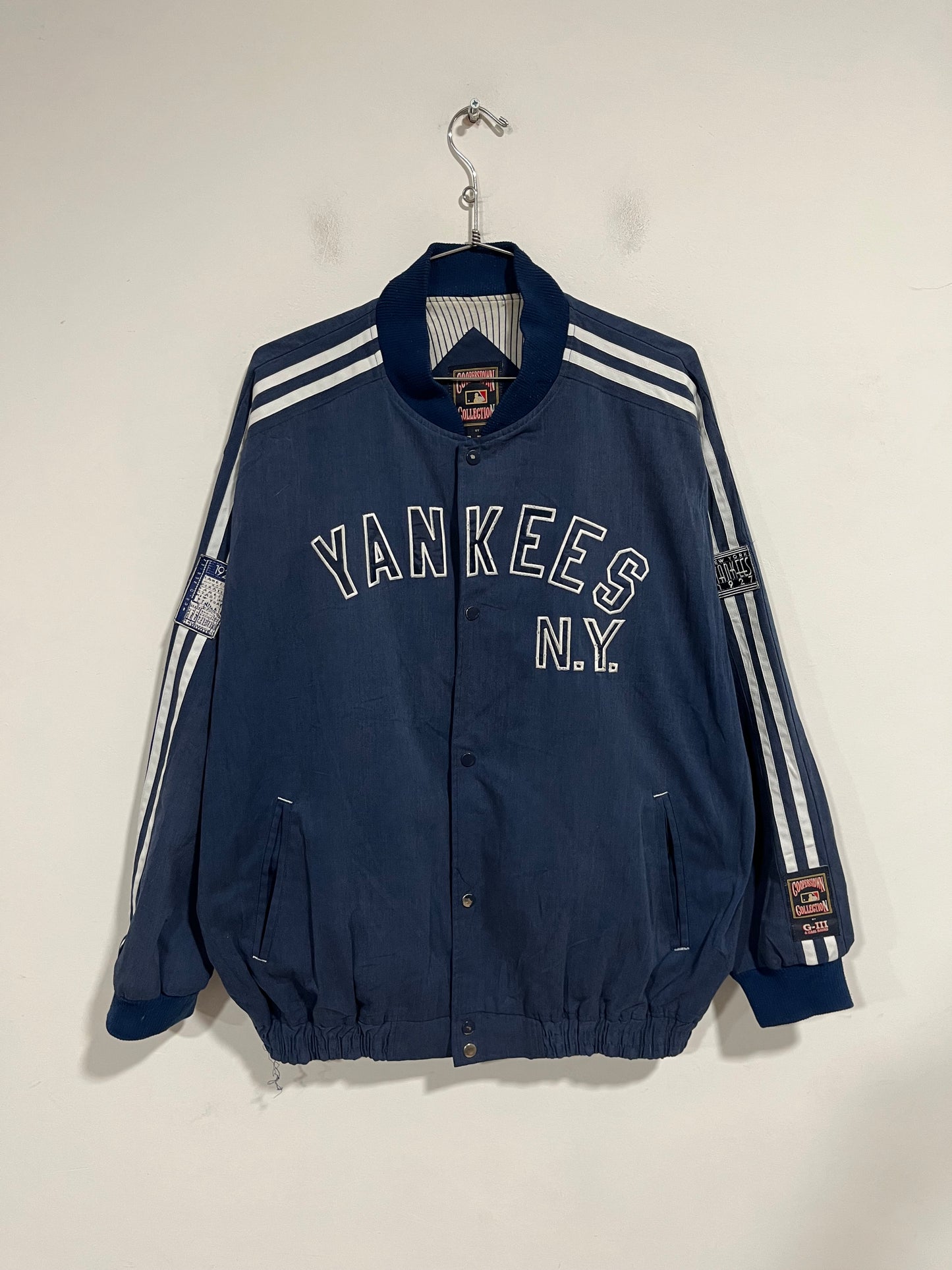Raro giubbotto bomber G-III Carl Banks New York Yankees anni 90 (H202)