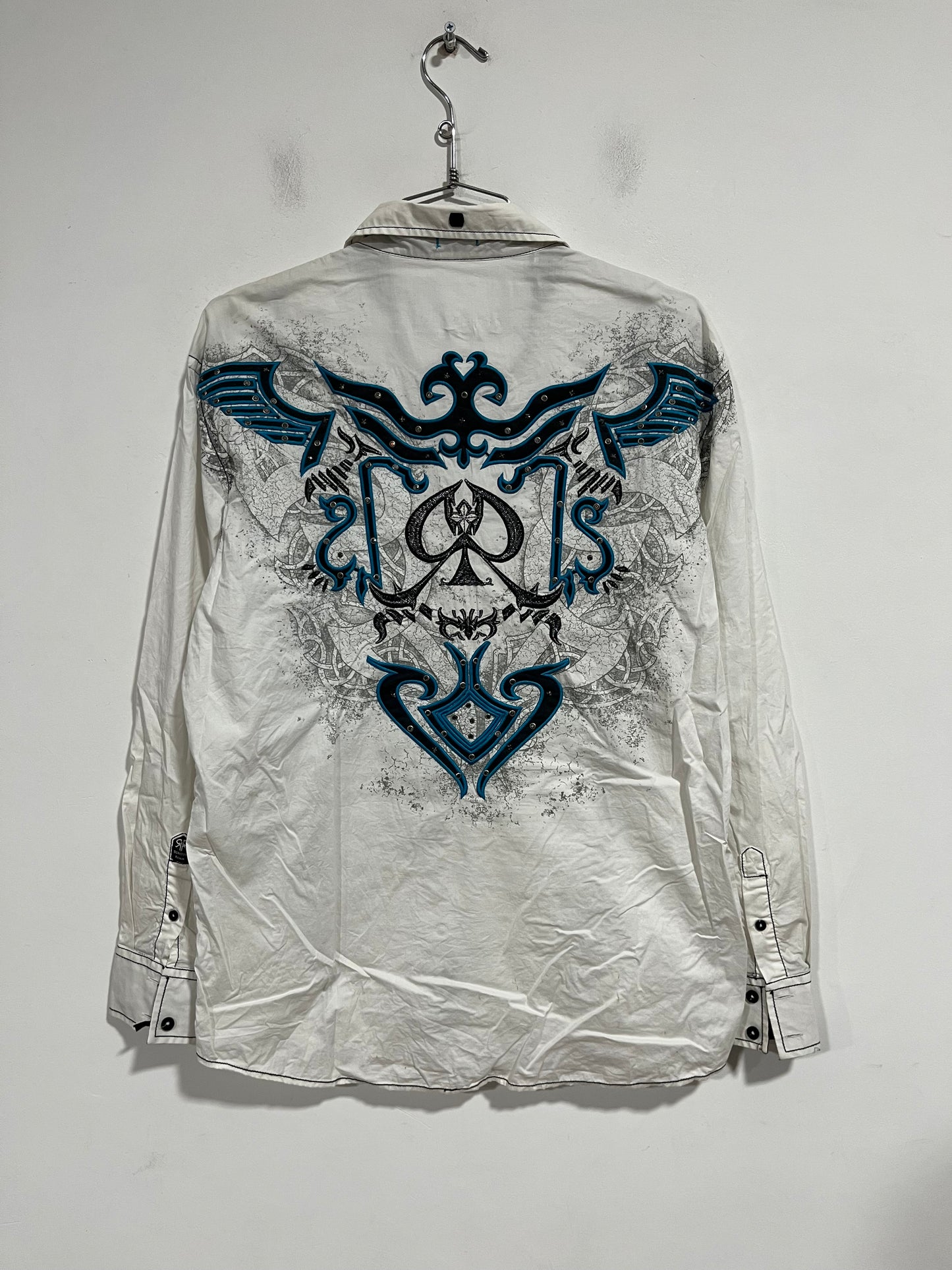 Rara camicia ricamata Roar Y2k (H207)