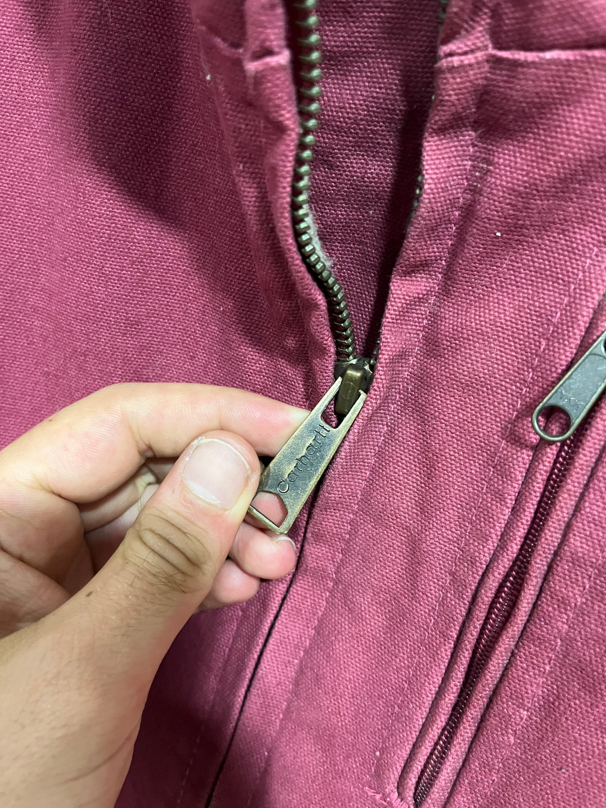 Rarissimo Gilet Carhartt workwear bordeaux (H284)