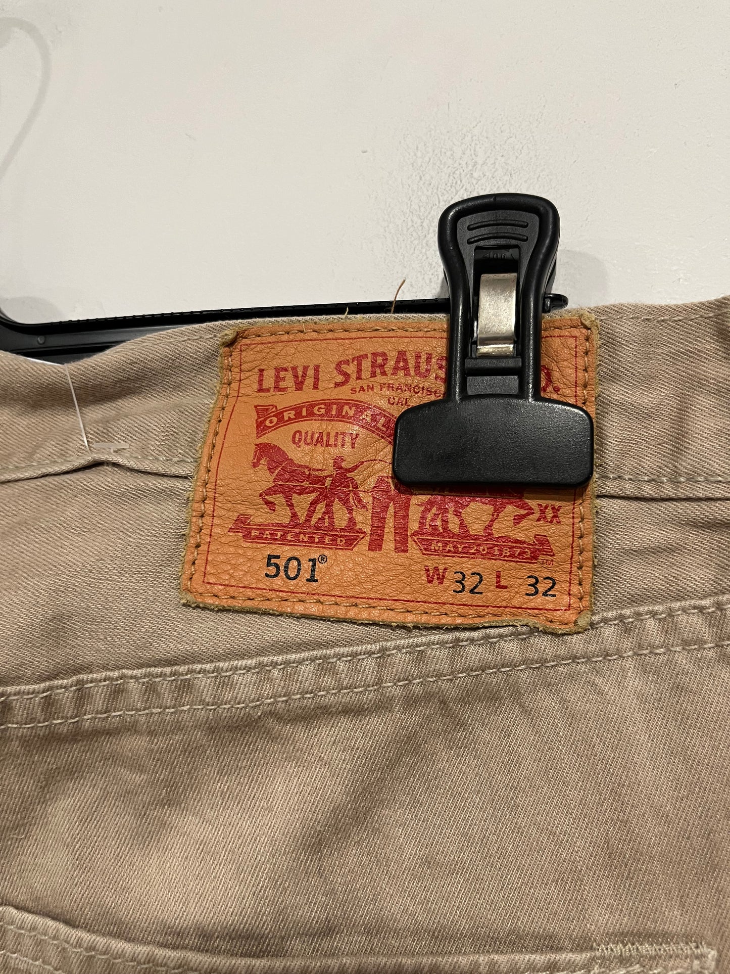 Jeans Levi’s 501 beige (F403)