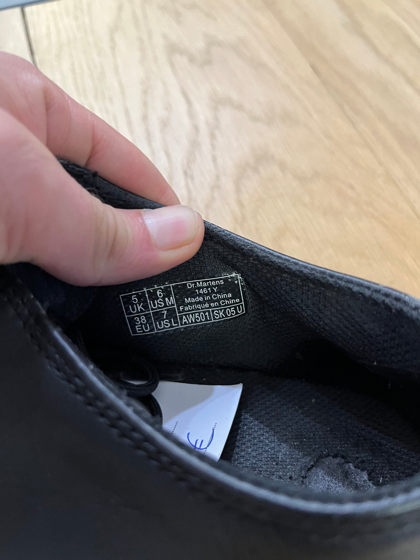 Scarpe Dr Martens nere (G670)