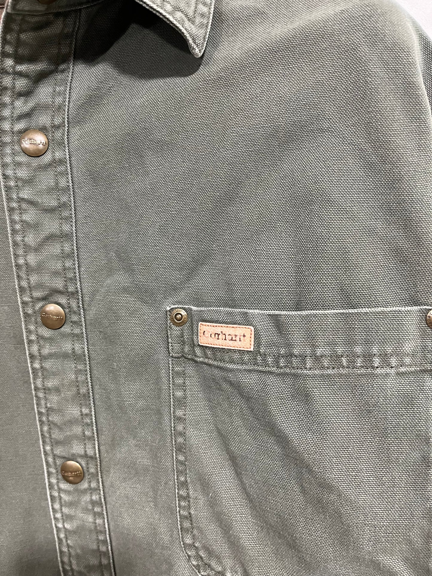 Camicione in jeans Carhartt flannel lined (F940)