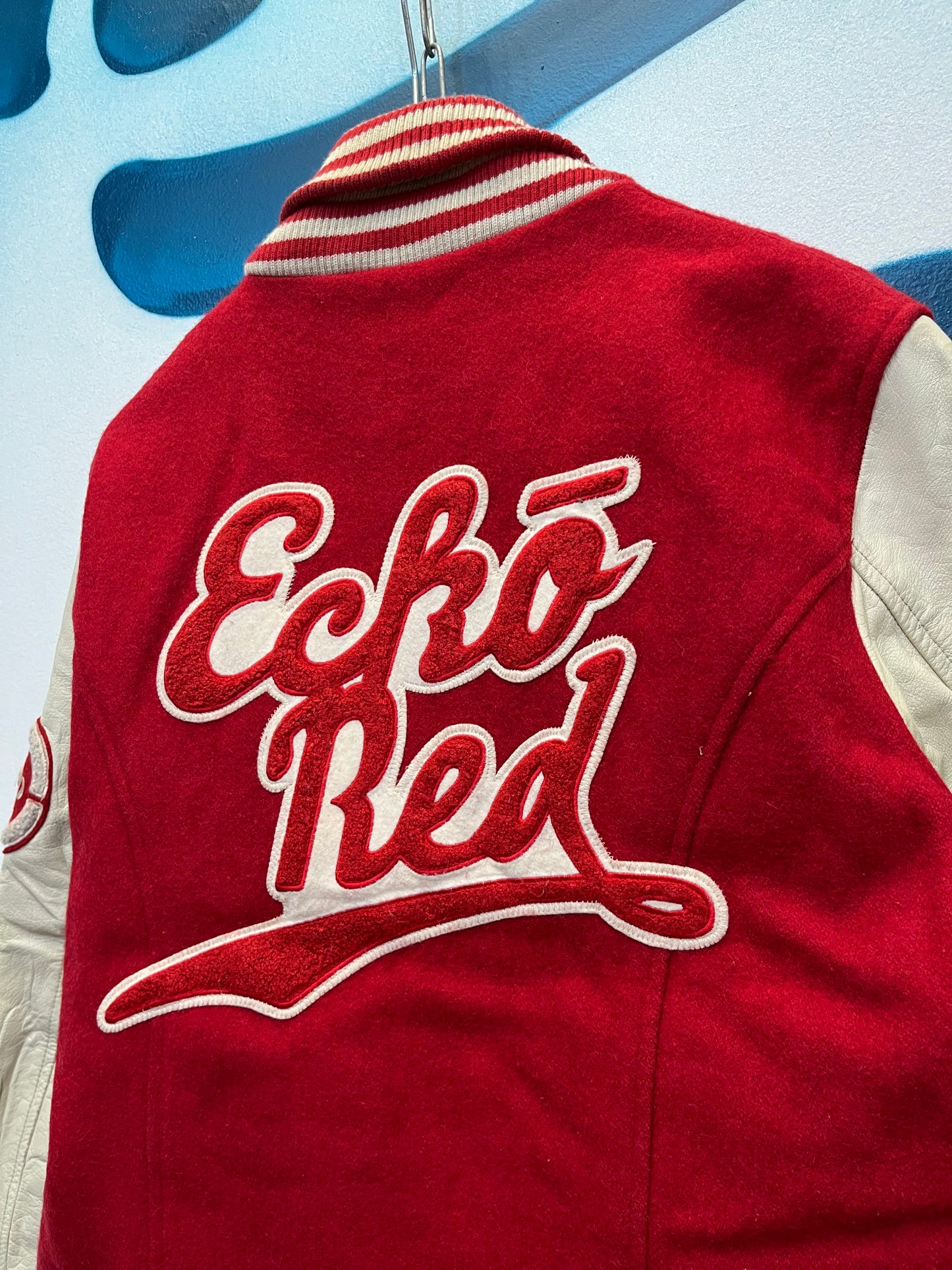 Giubbotto varsity jacket Ecko red (F234)