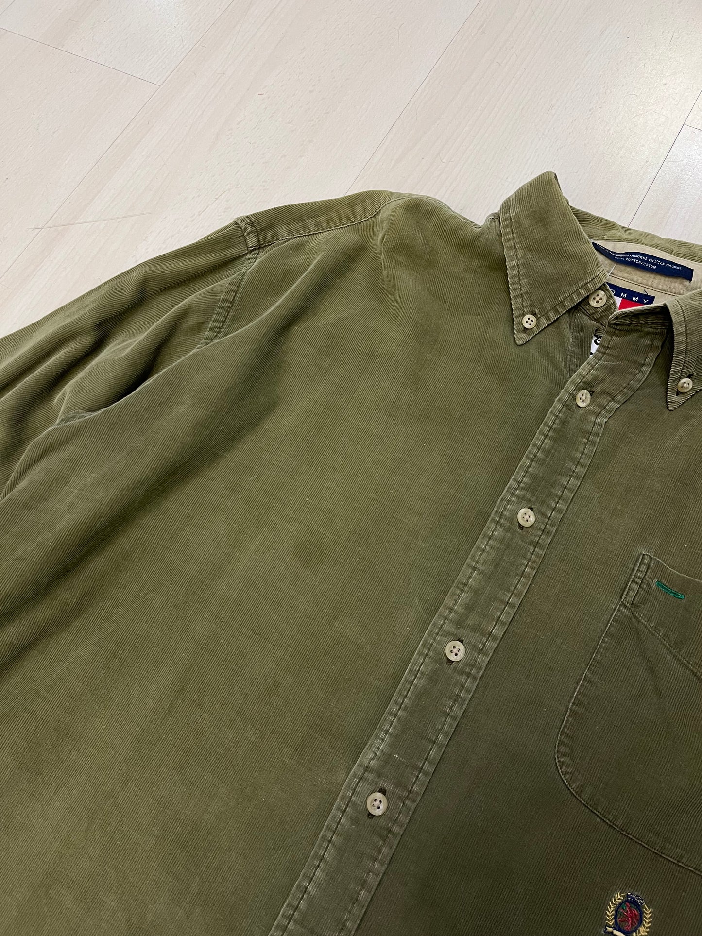 Camicia Tommy Hilfiger in velluto (G933)