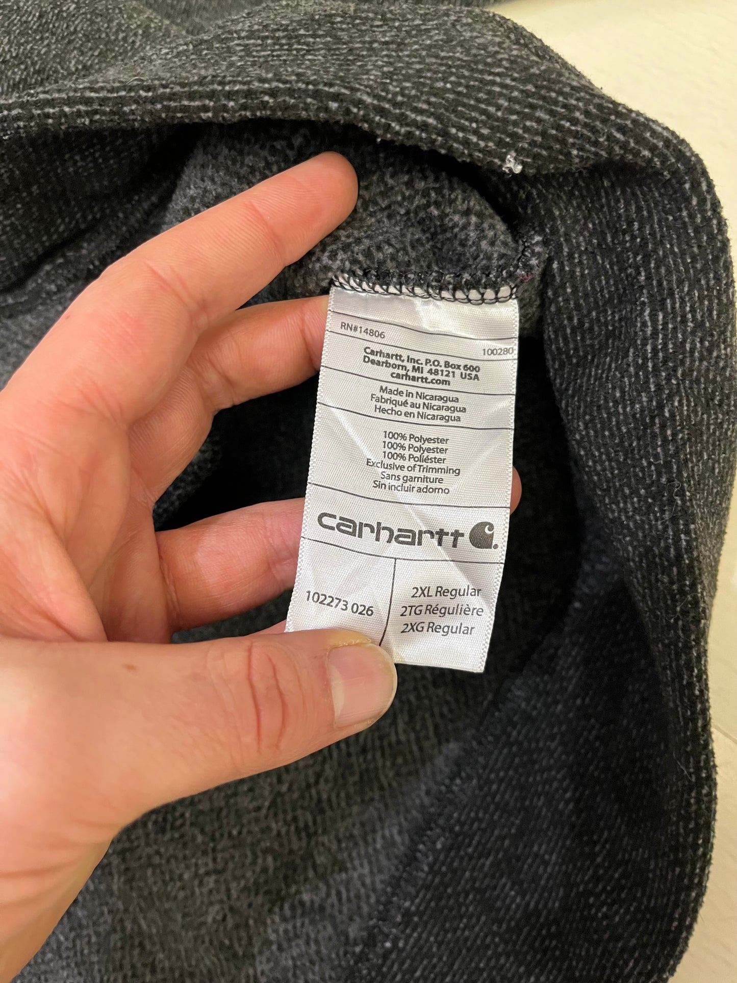 Felpa in pile Carhartt workwear (G889)