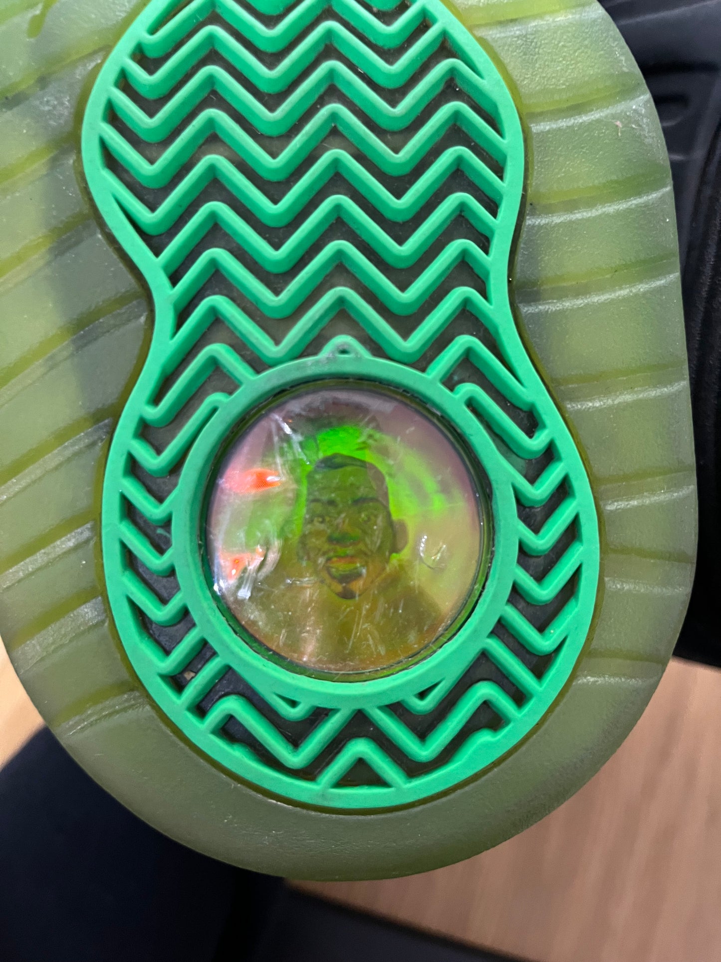 Rare scarpe Nike Air 1/2 Cent Green Spark Black Penny 2009 (H017)