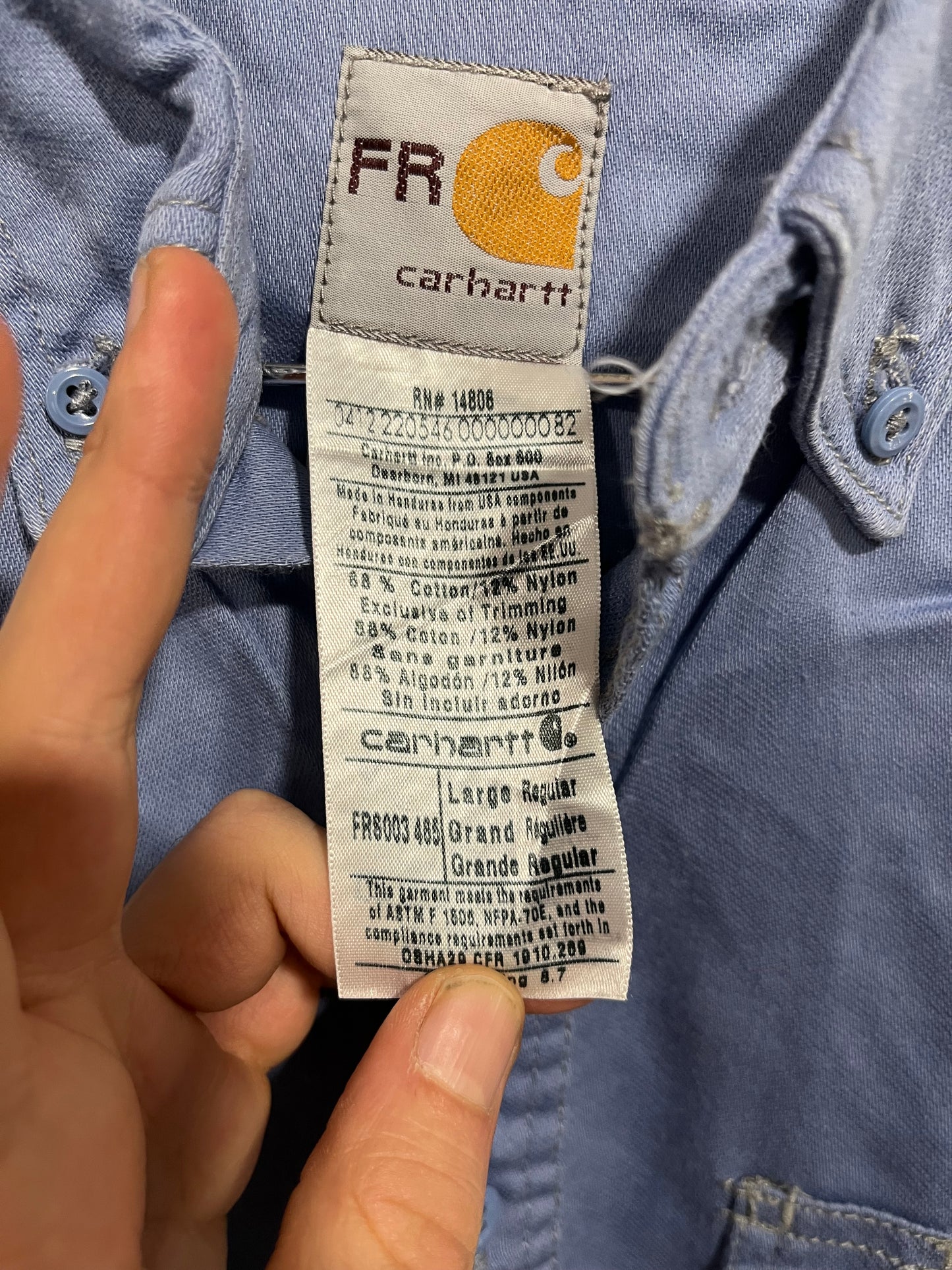 Camicia Carhartt workwear FR (G770)