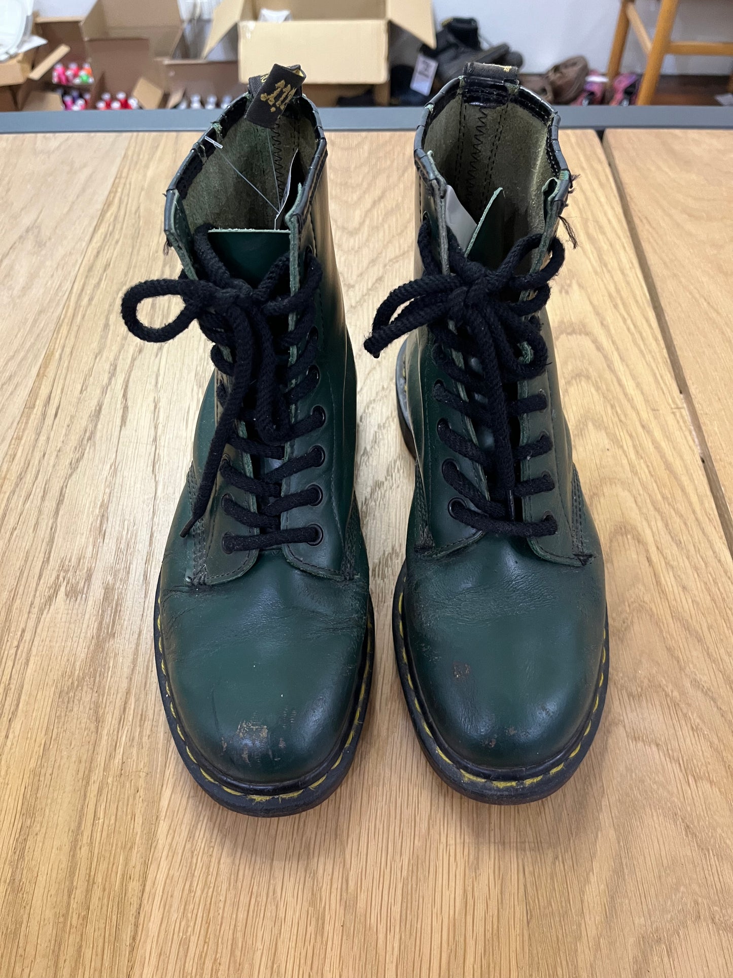 Stivaletti Dr Martens 1460 verdi (H000)