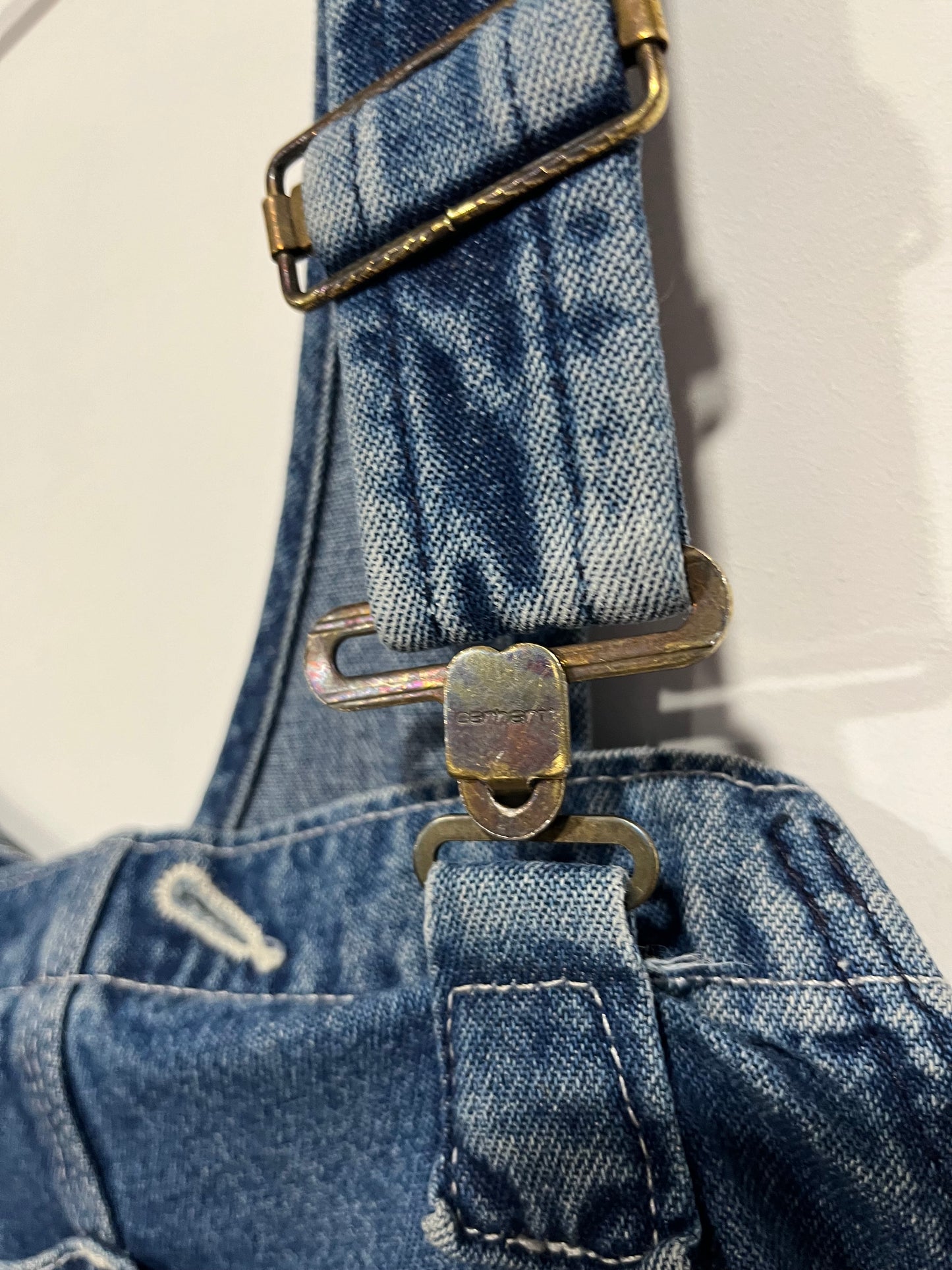 Salopette Carhartt usa in jeans (F023)