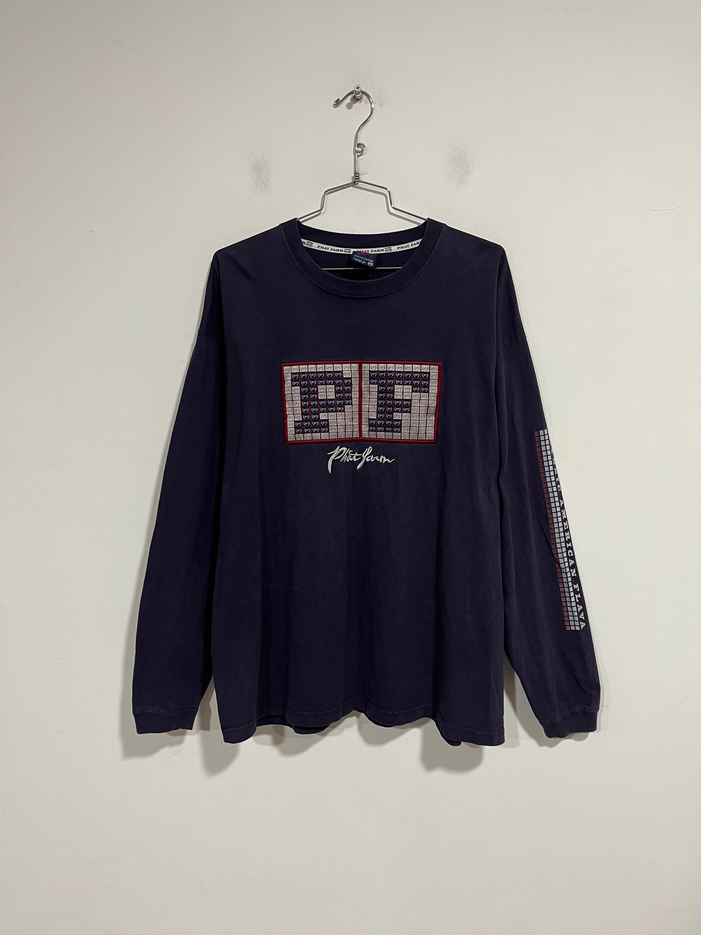 T shirt maniche lunghe Phat Farm hip hop (H214)