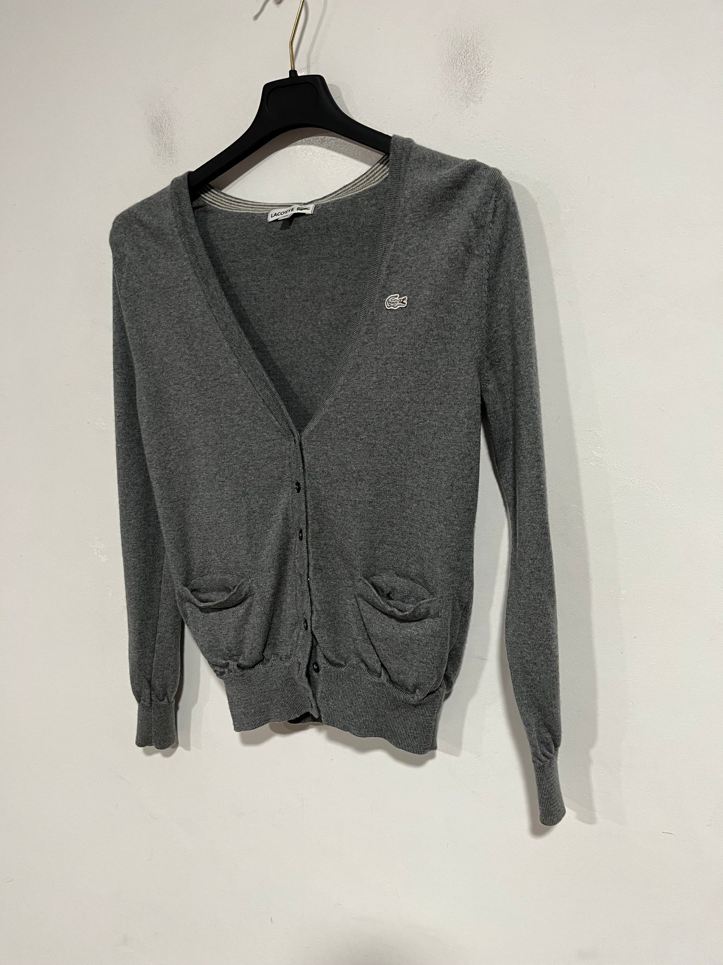 Cardigan Lacoste cotone da donna (H090)