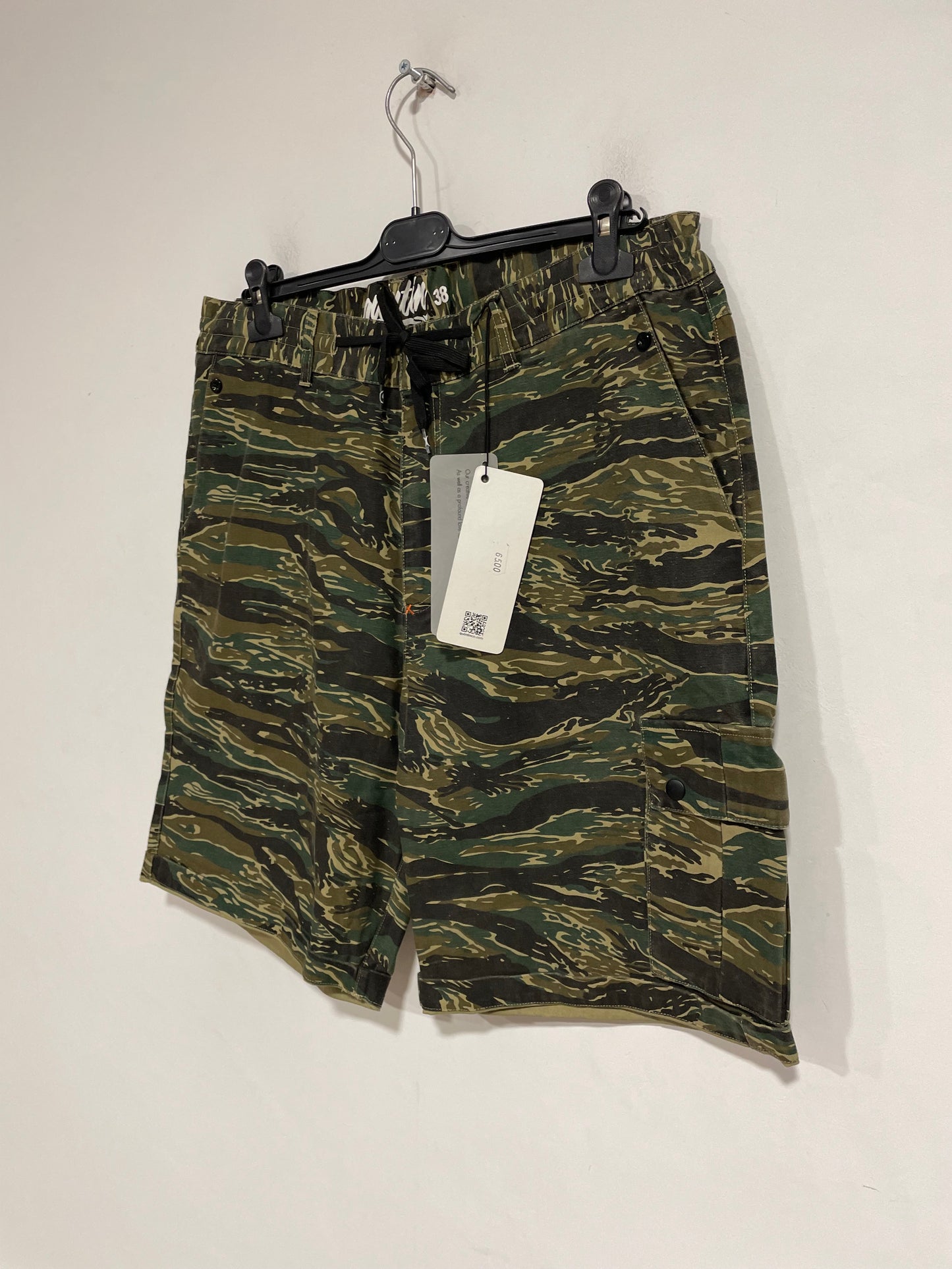 Shorts Quintin Co militare nuovo con cartellino (D687)