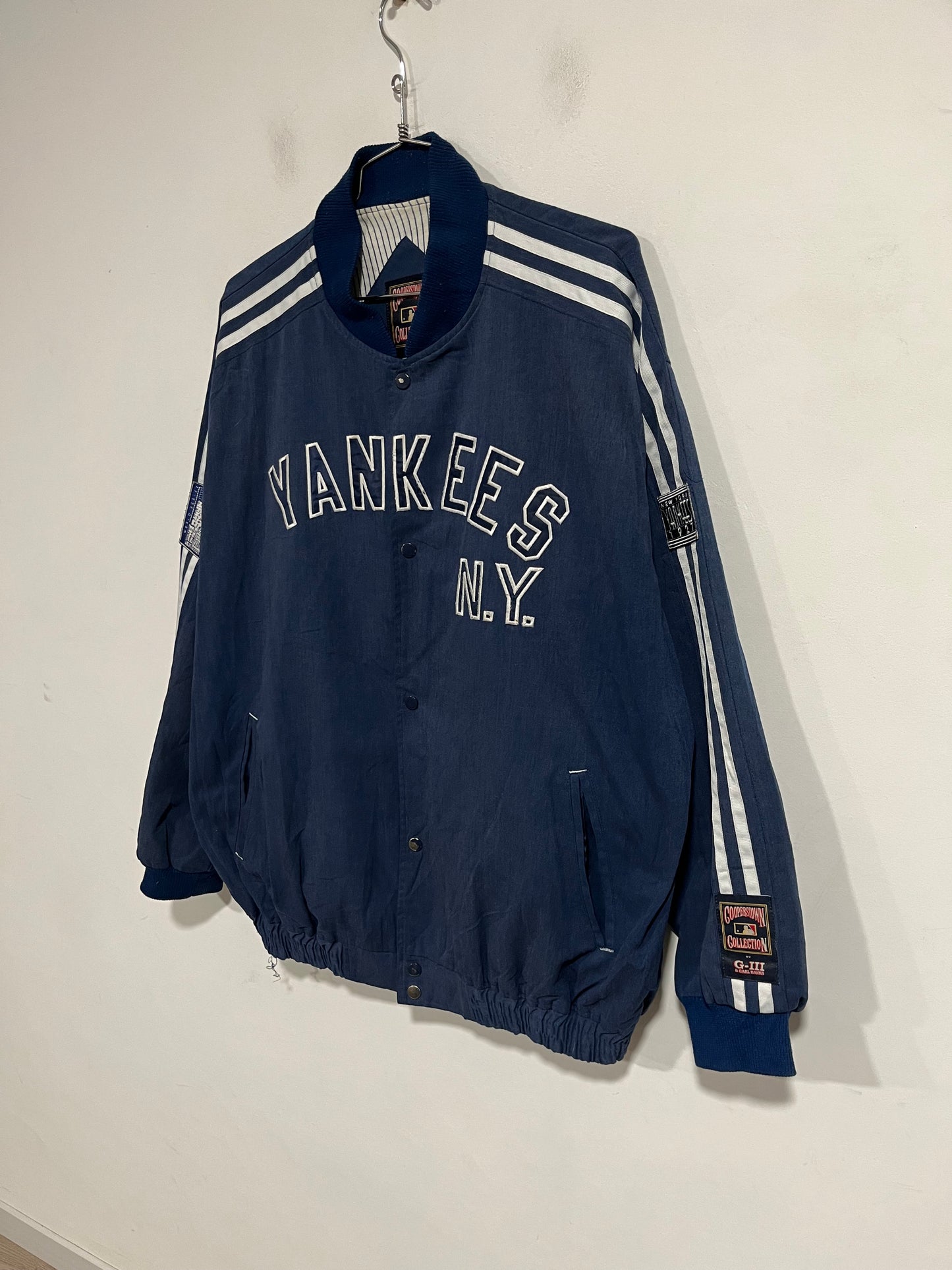 Raro giubbotto bomber G-III Carl Banks New York Yankees anni 90 (H202)